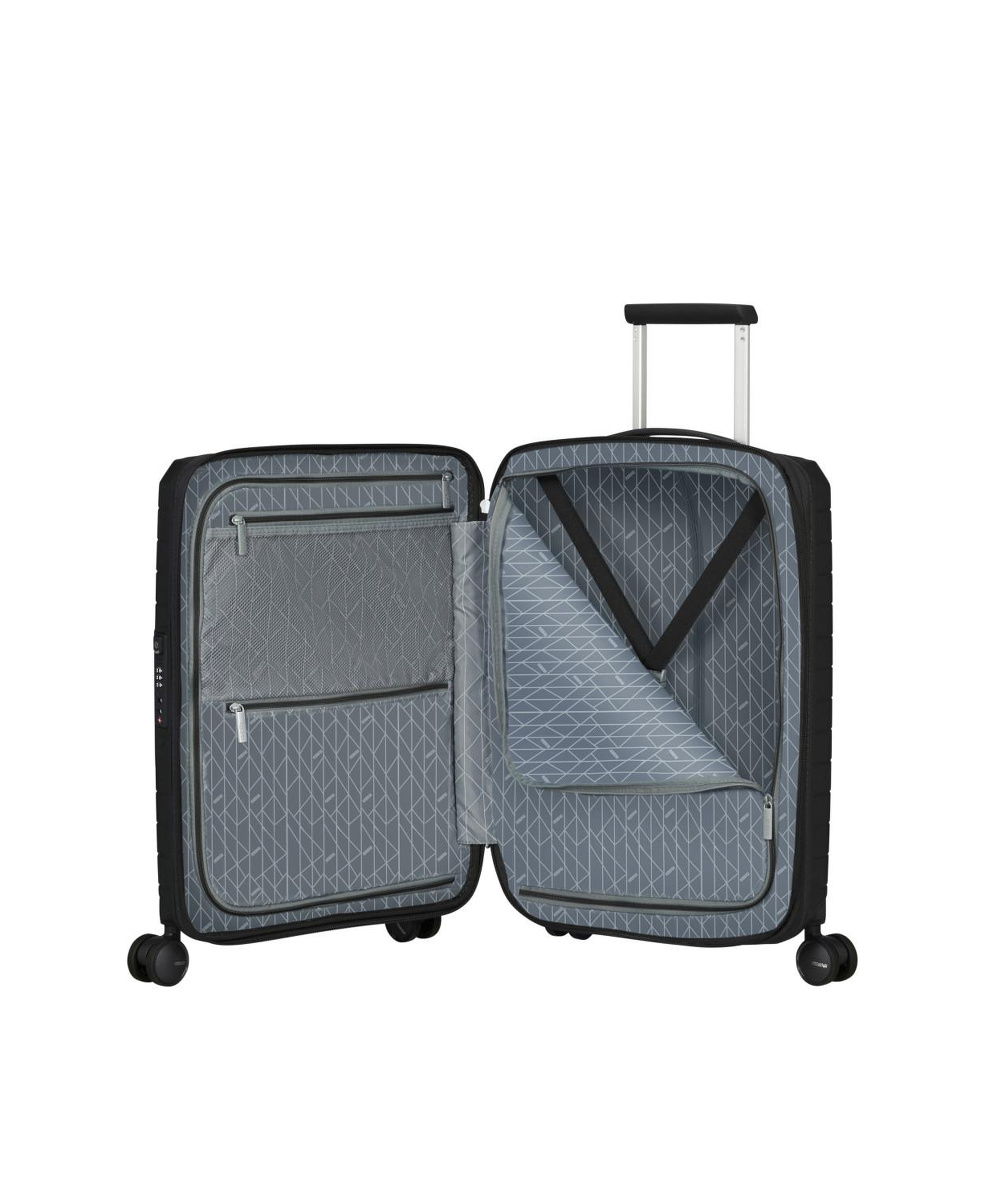 American Tourister Fastforward Siyah Körüklü 55/20 Kabin Boy Valiz