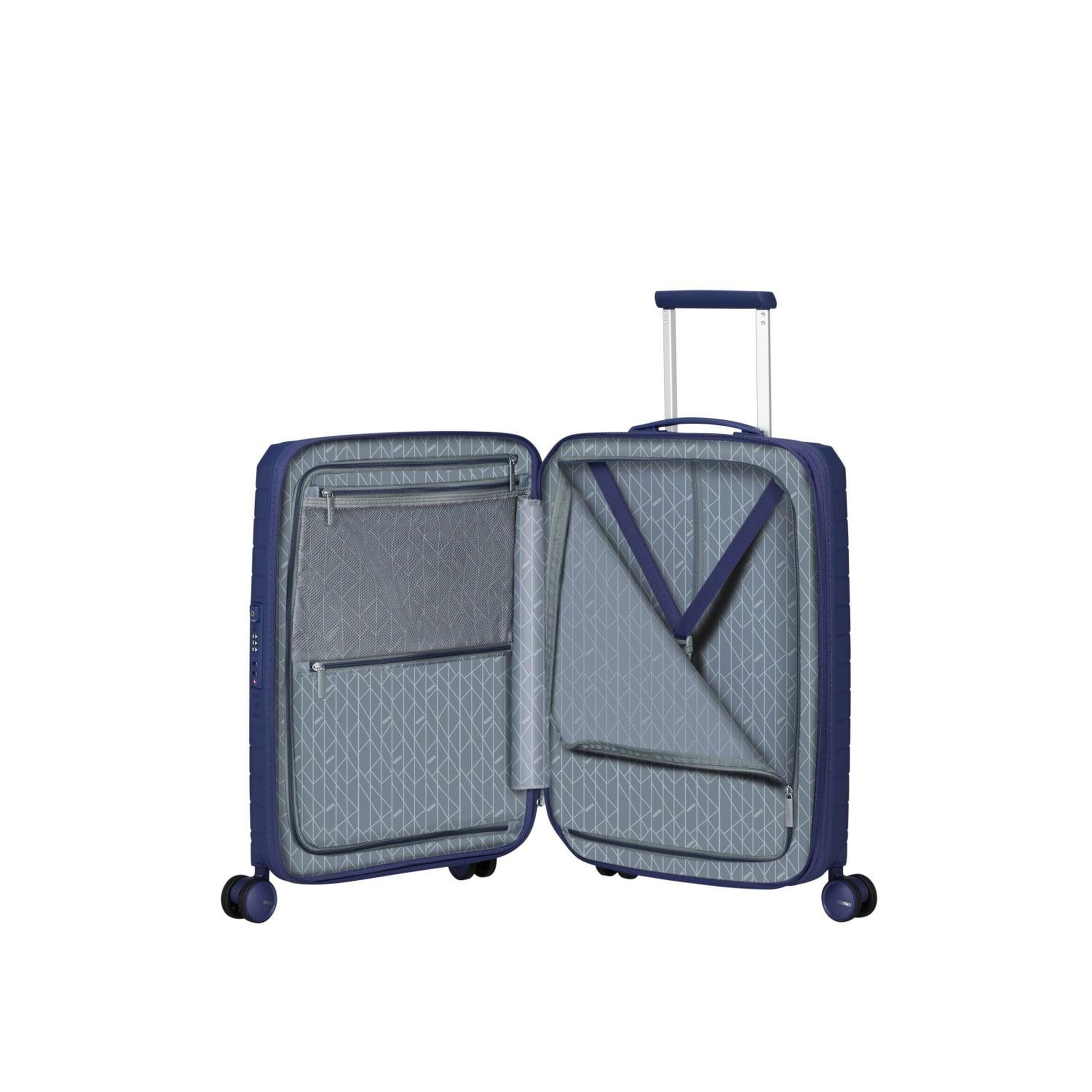 American Tourister Fastforward Lacivert Körüklü 55/20 Kabin Boy Valiz