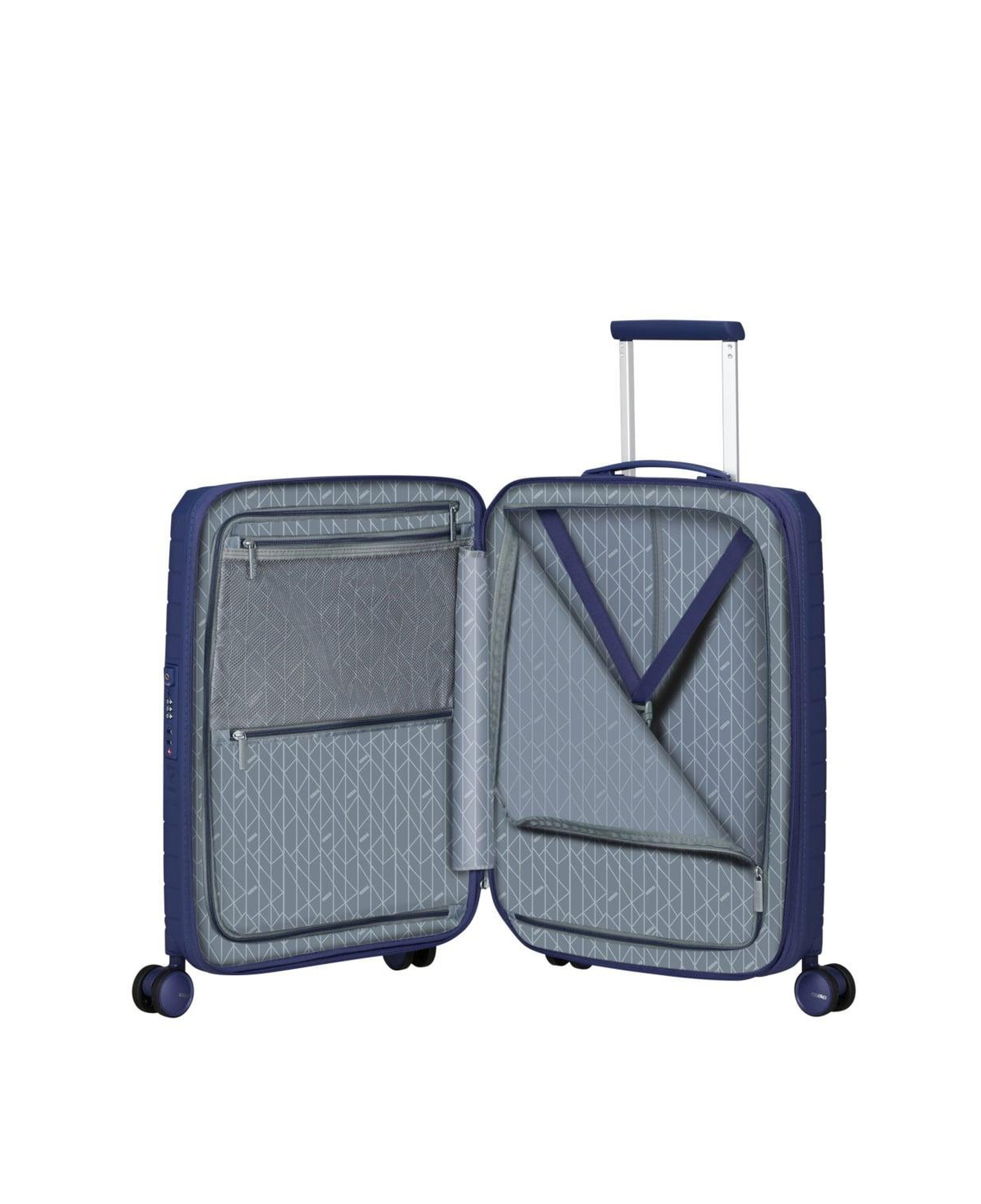 American Tourister Fastforward Lacivert Körüklü 55/20 Kabin Boy Valiz