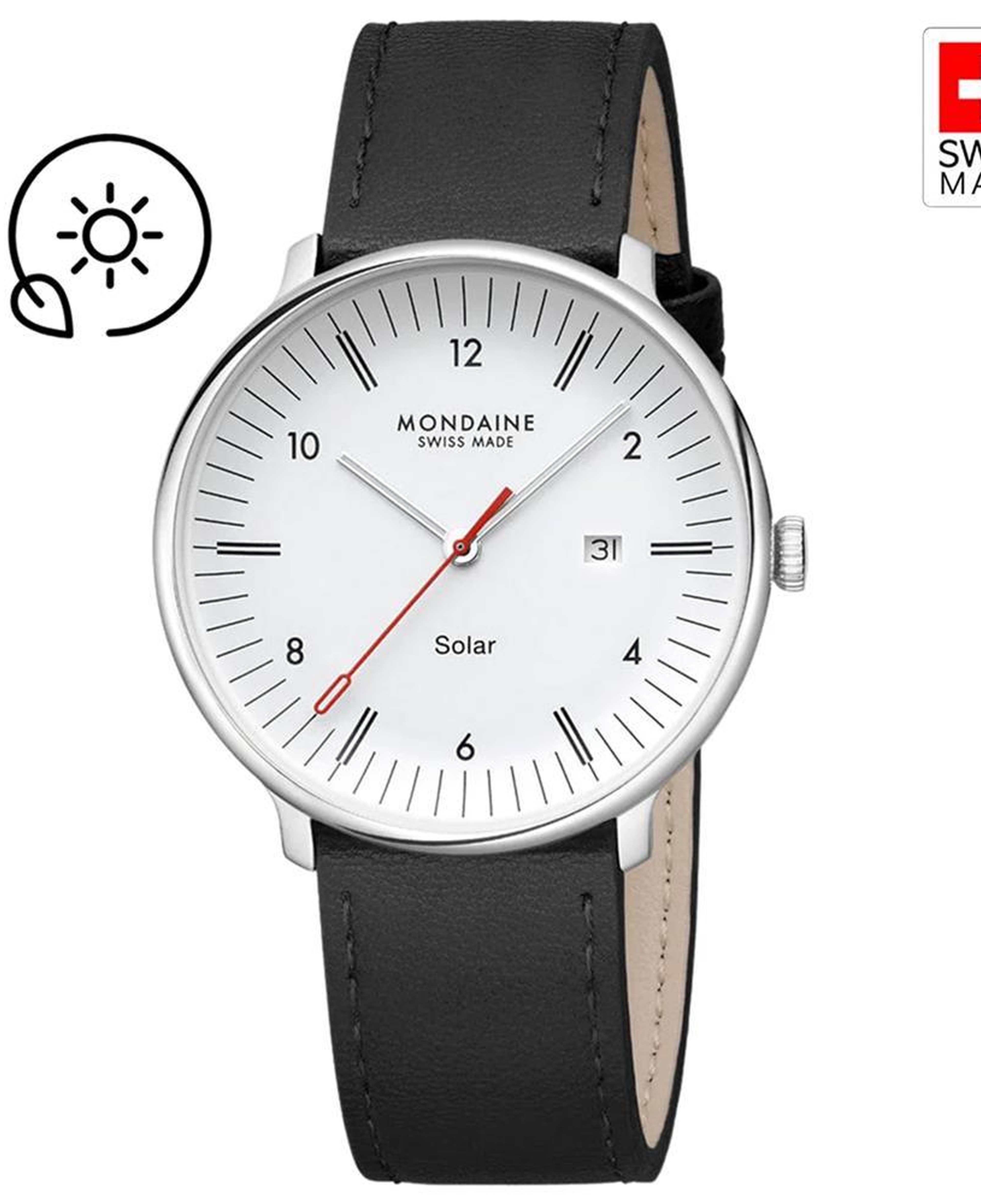 MONDAINE DOPPIO SOLAR MLE.41910.LBV Erkek Kol Saati