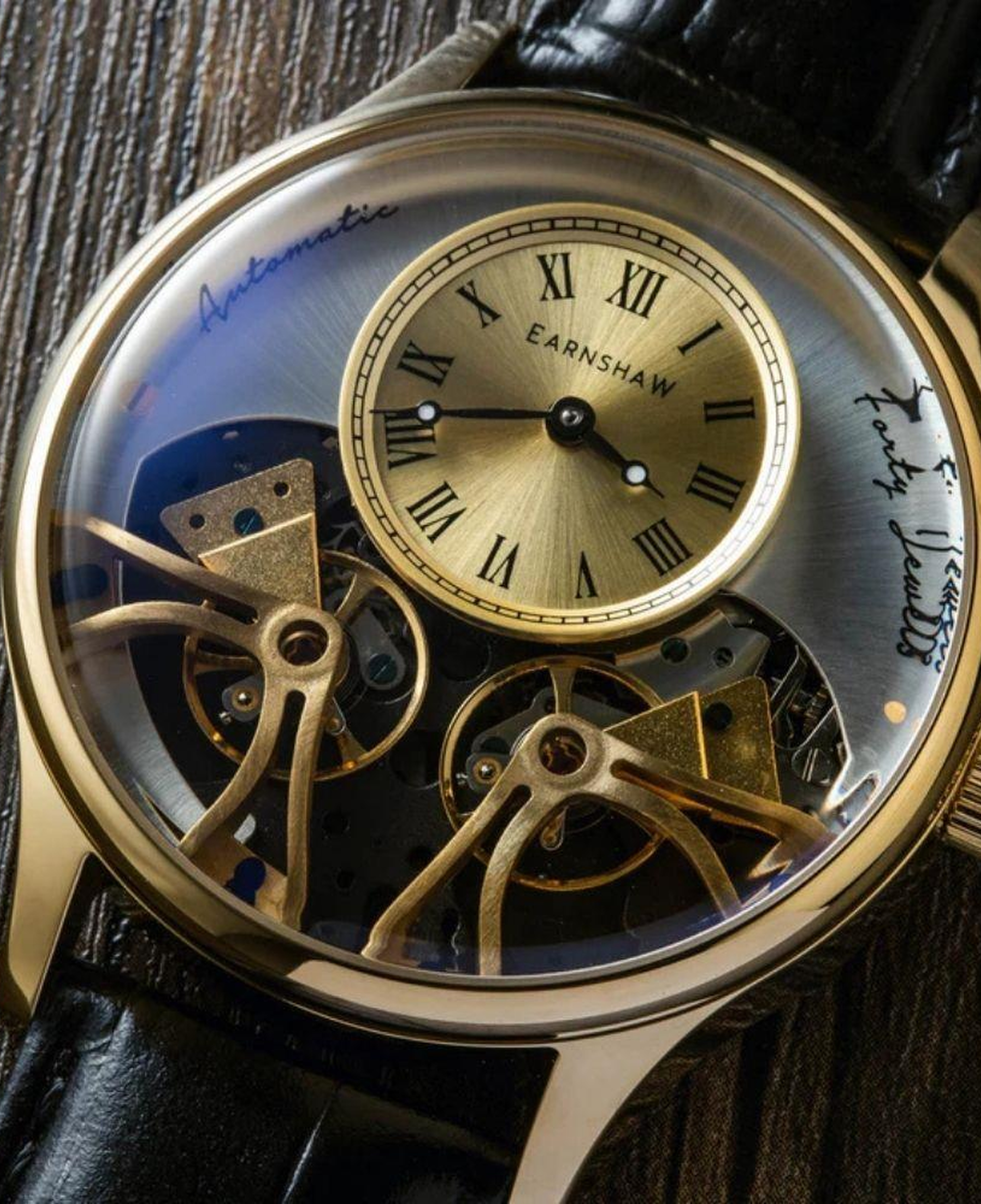FARADAY DOUBLE BARREL ES-8179-07 Otomatik Erkek Kol Saati