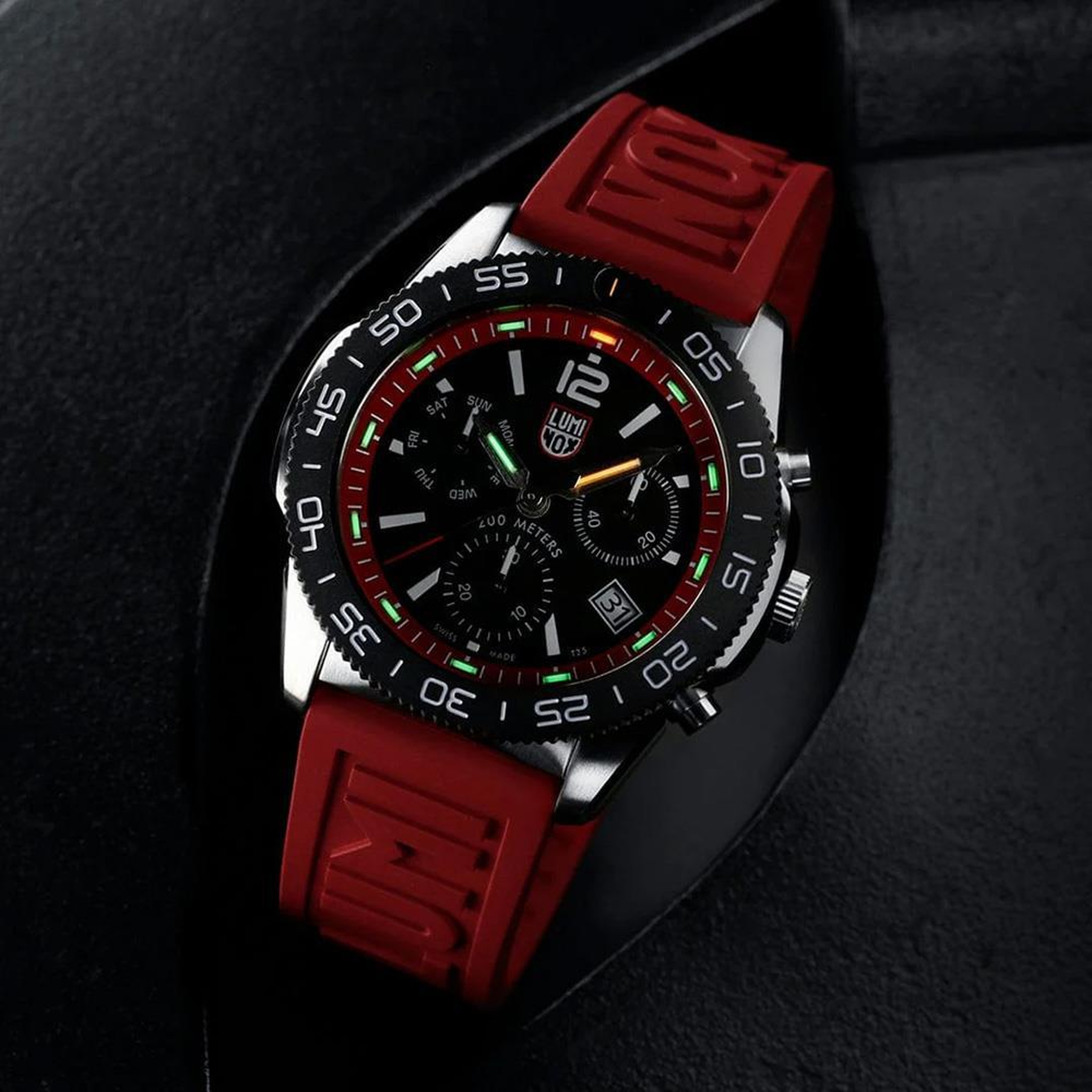 LUMINOX XS.3155 PACIFIC DIVER CHRONOGRAPH (İsviçre Üretimi Ronda Z60 Mekanizmalı) Erkek Kol Saati