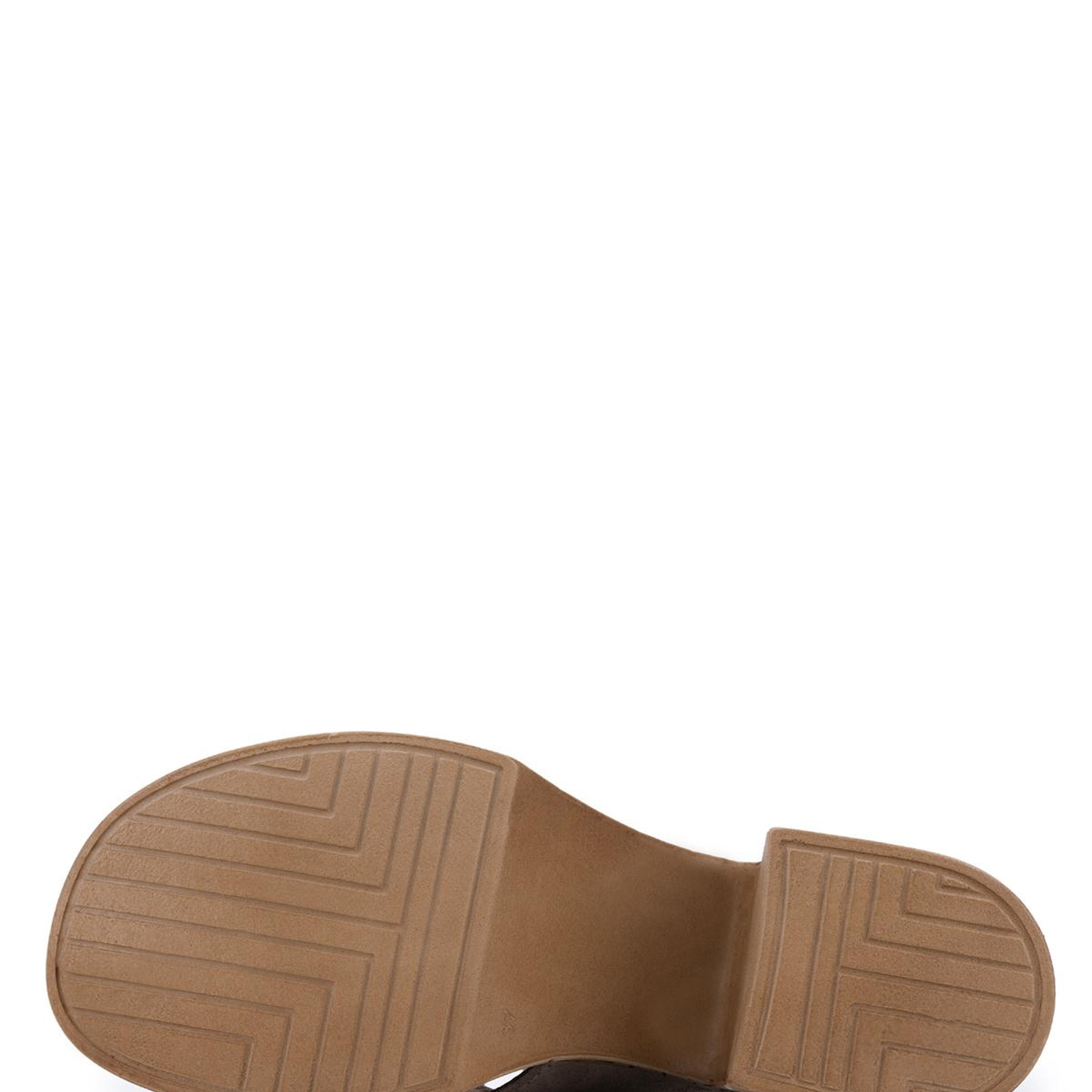 Tamer Tanca Kadın Hakiki Deri Bej Süet Topuklu Terlik