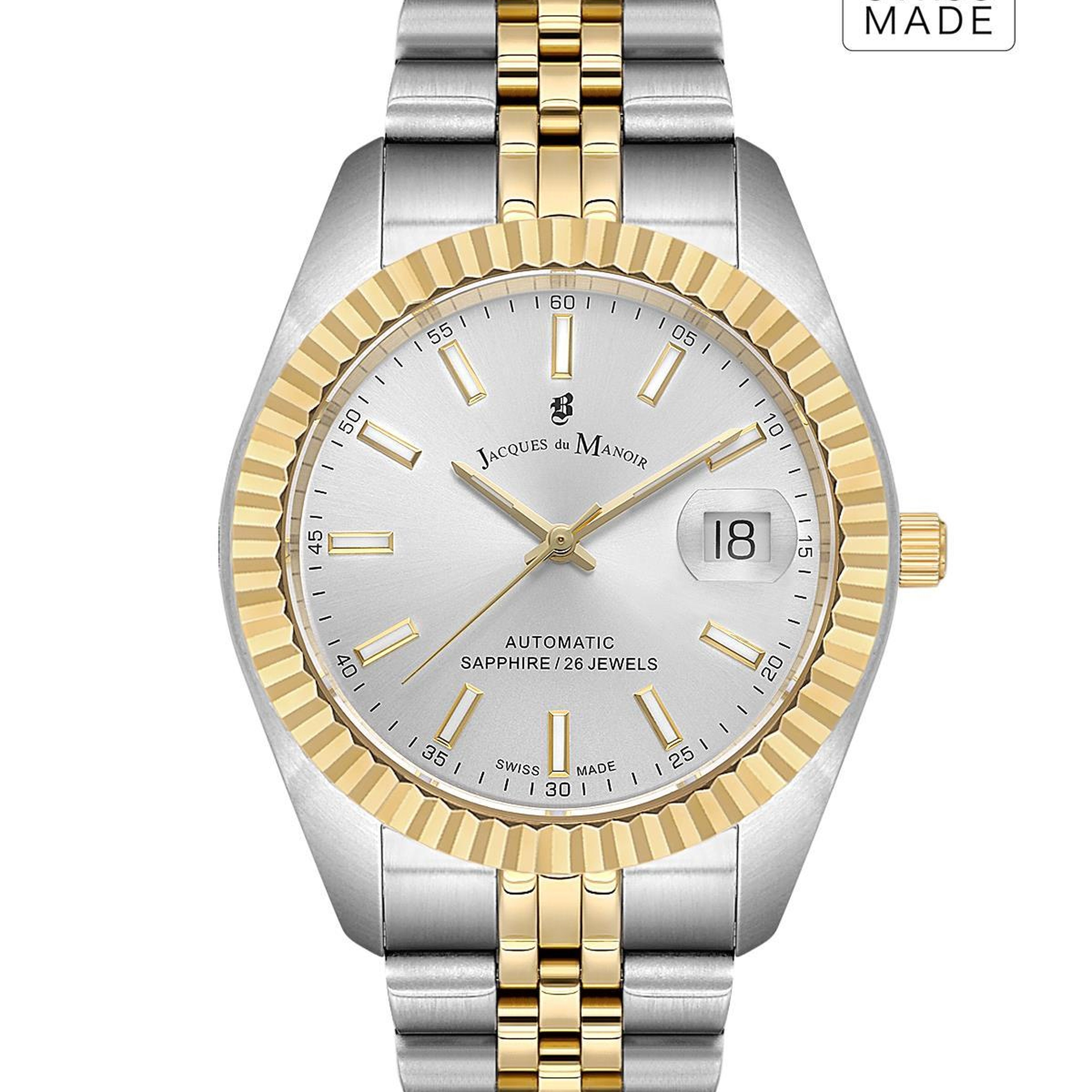 INSPIRATION JWG04209 (Sellita SW200-1, 26 Jewels Otomatik Mekanizmalı, Swiss Made) Erkek Kol Saati