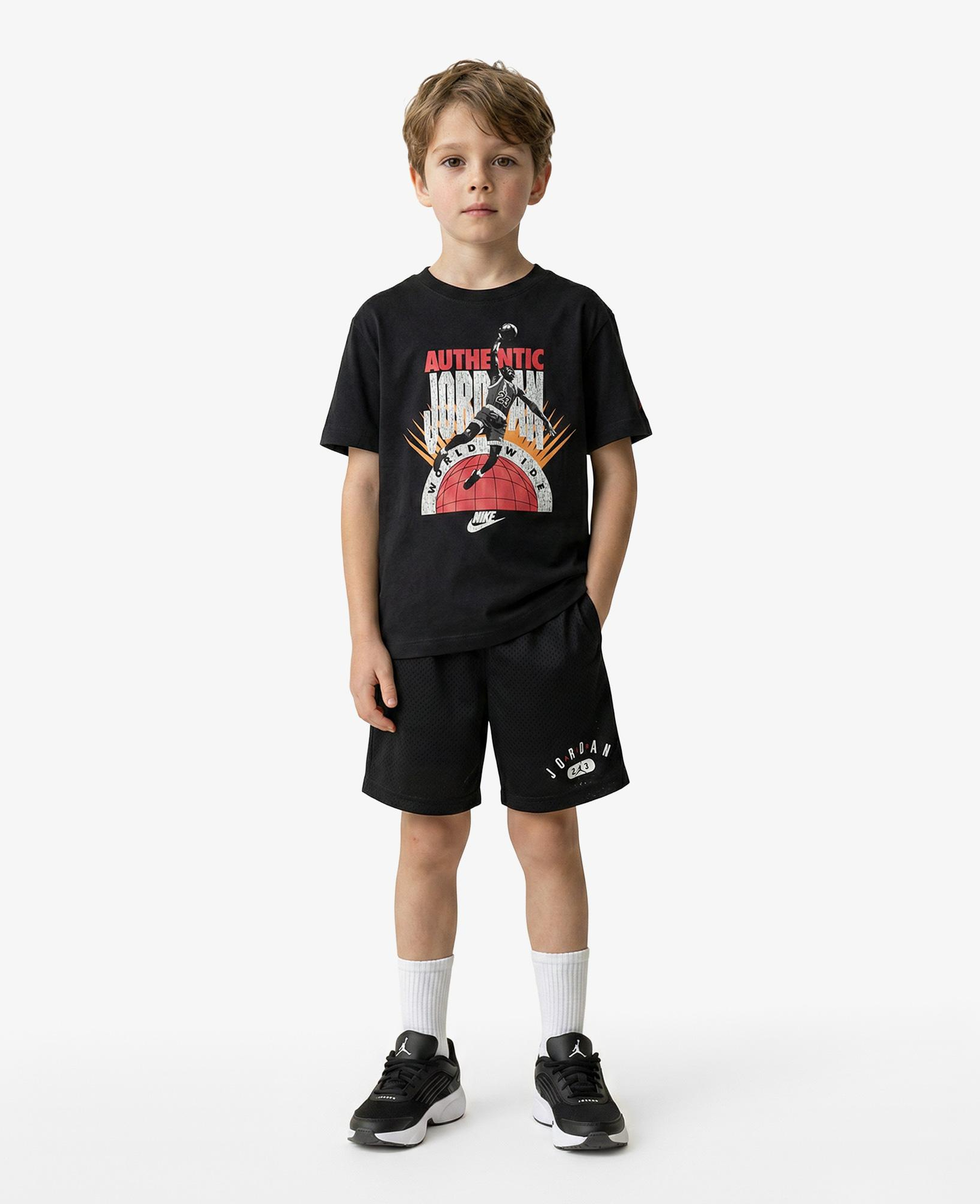 Jordan Jdb Authentic Çocuk Gri T-Shirt