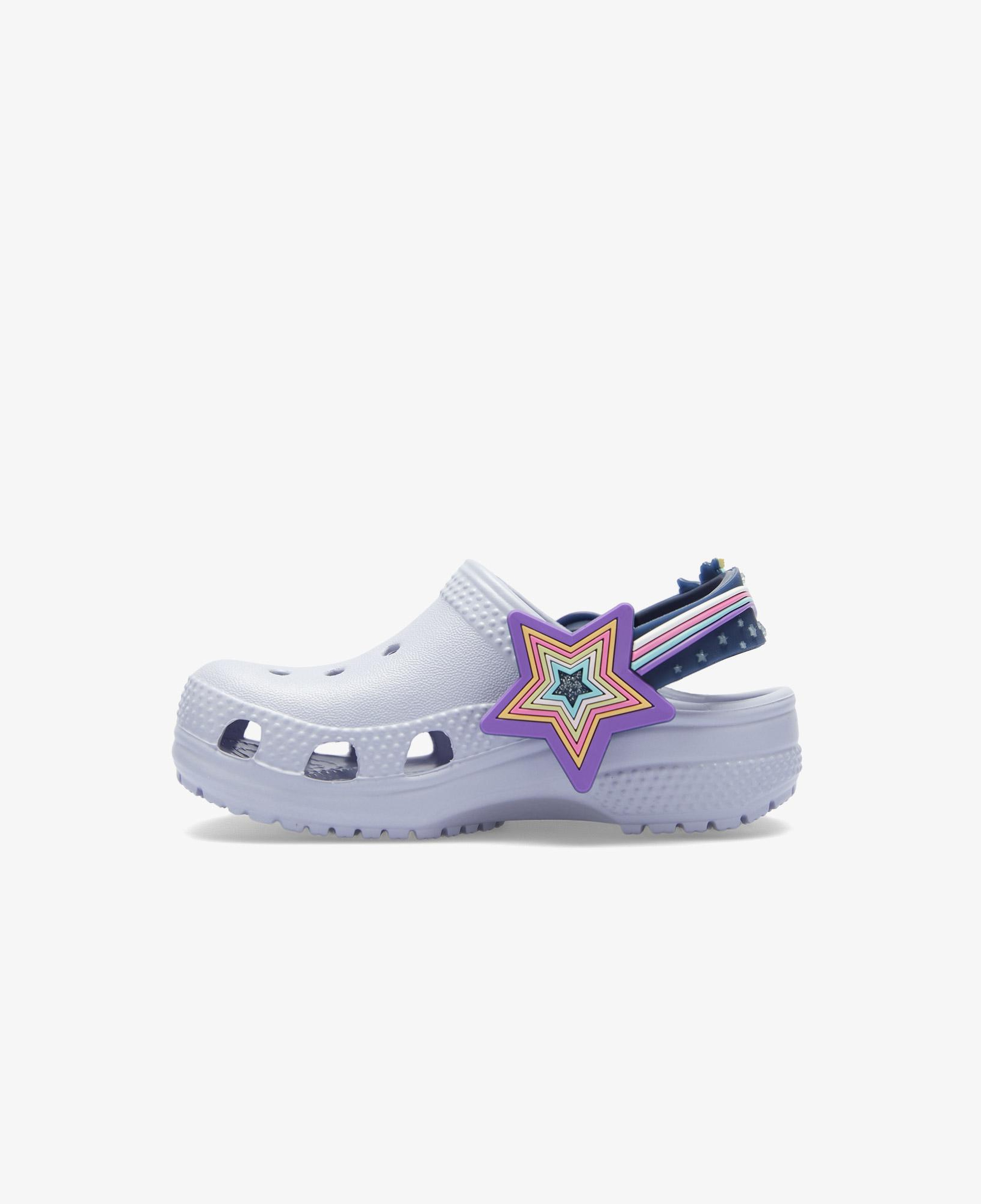 Crocs Imagination Lights Backstrap Clog Çocuk Mor Terlik