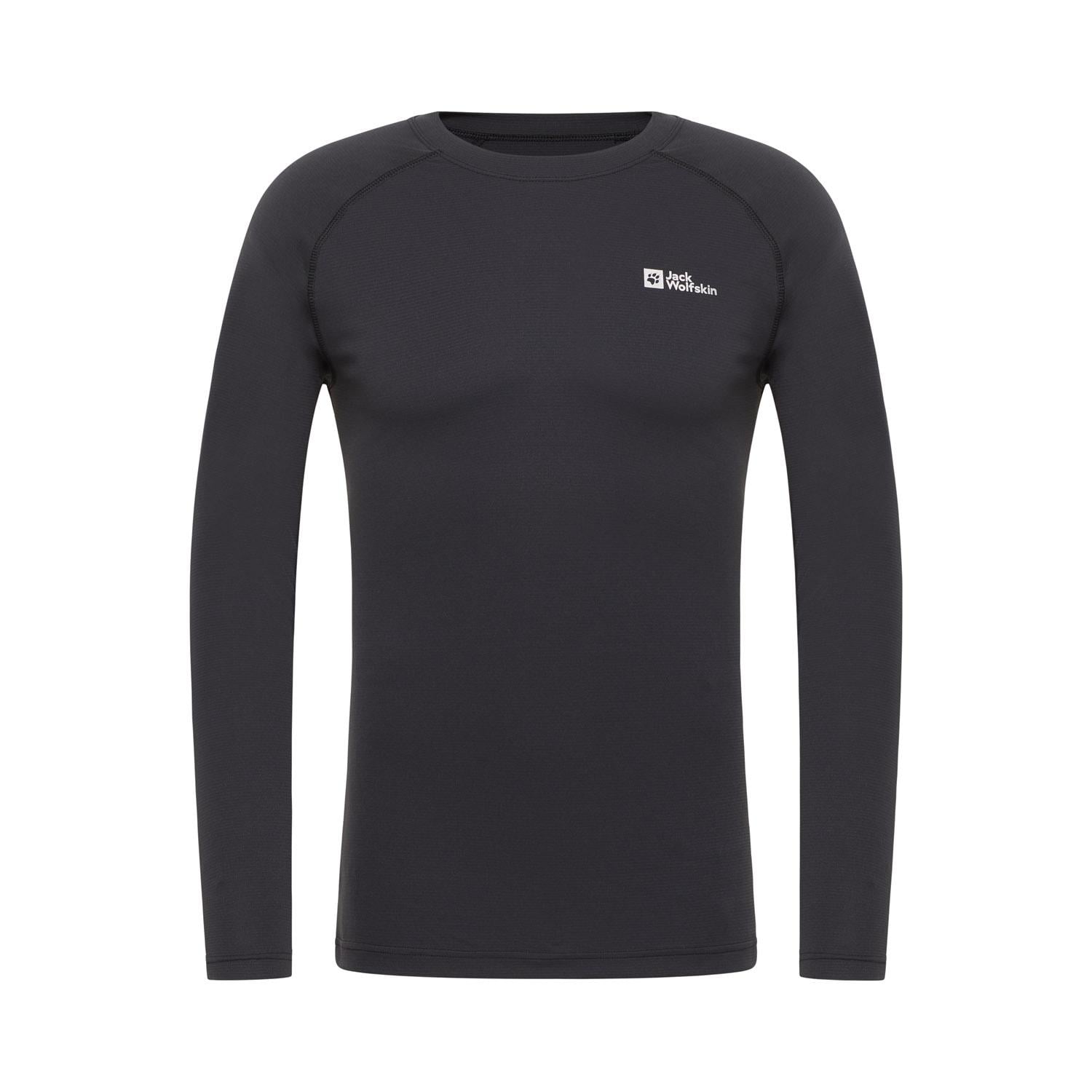 Jack Wolfskin Infinite Light Ls Erkek Siyah İçlik Üst