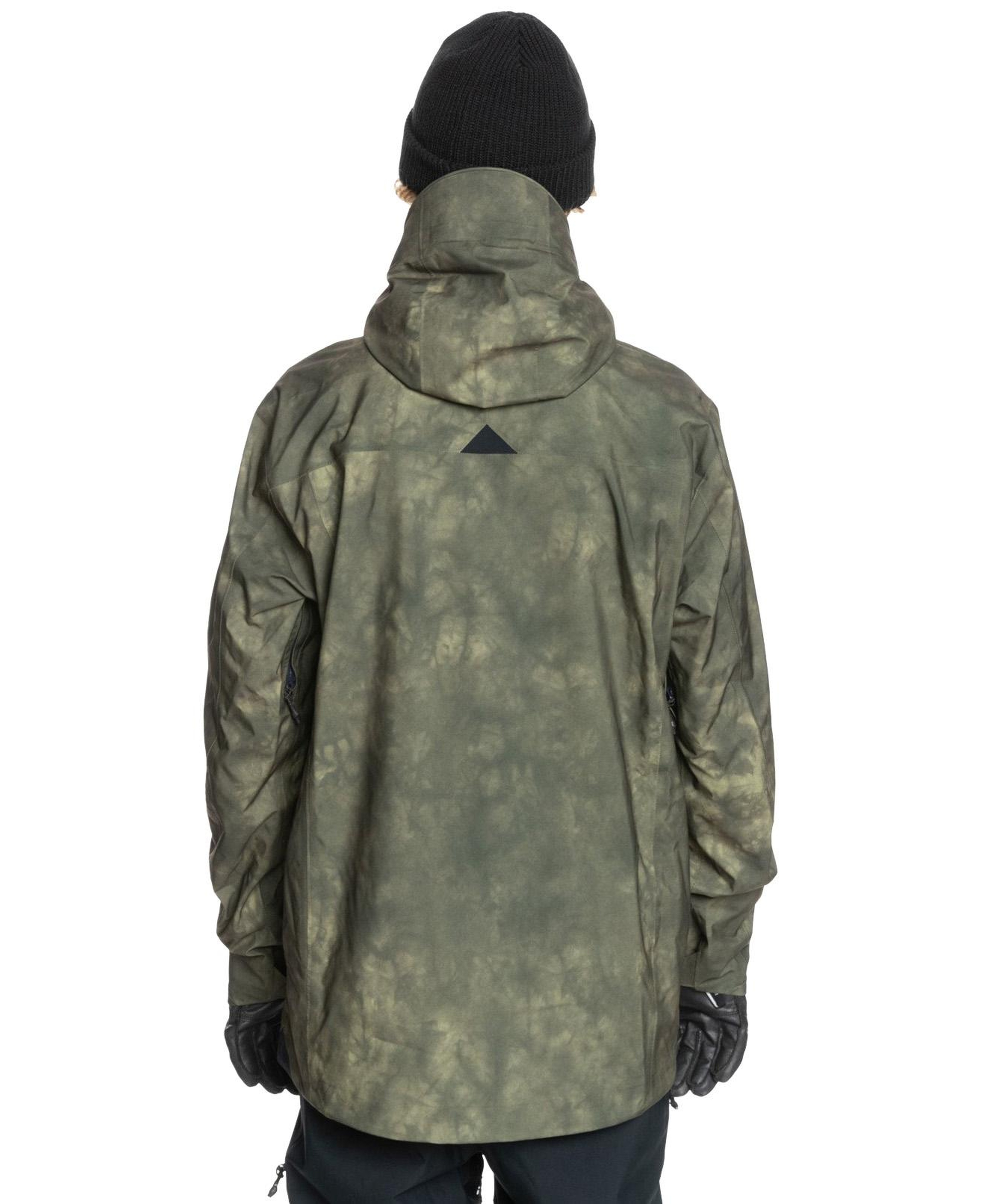 Quiksilver Black Alder Stretch Gore-Tex Erkek Yeşil Snowboard Ceketi