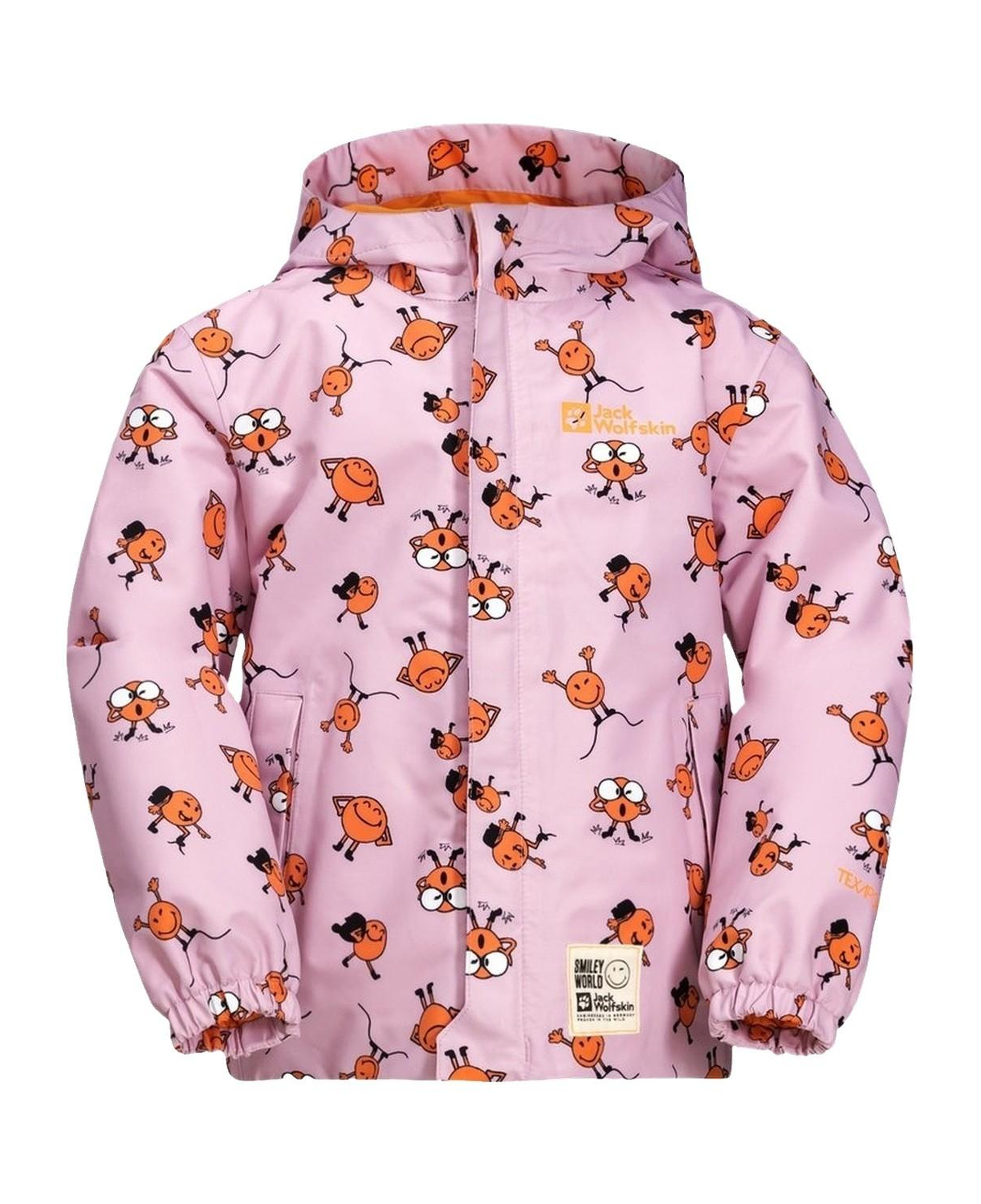 Jack Wolfskin Smileyworld 2L Aop Unisex Çocuk Pembe Outdoor Ceketi