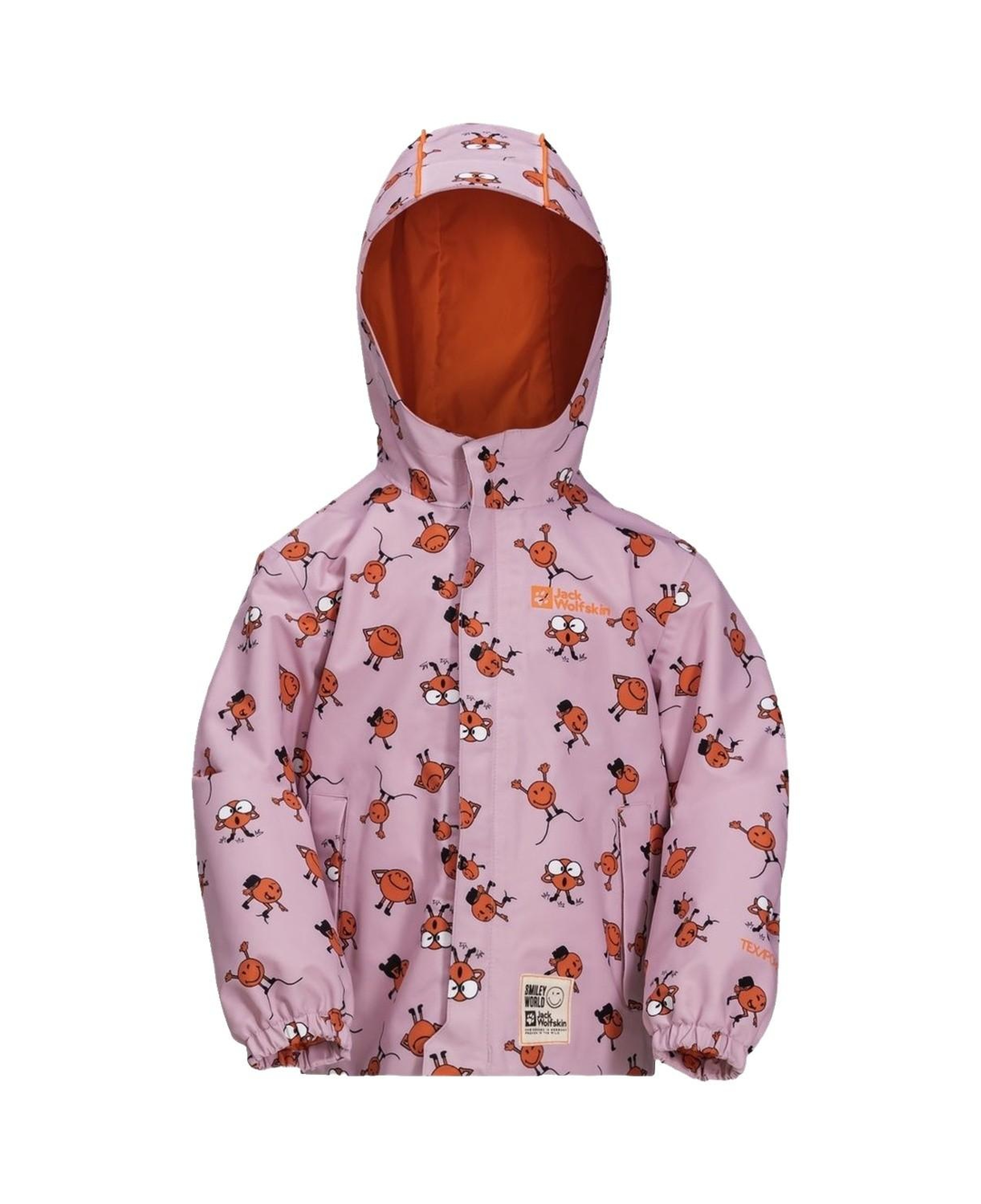 Jack Wolfskin Smileyworld 2L Aop Unisex Çocuk Pembe Outdoor Ceketi