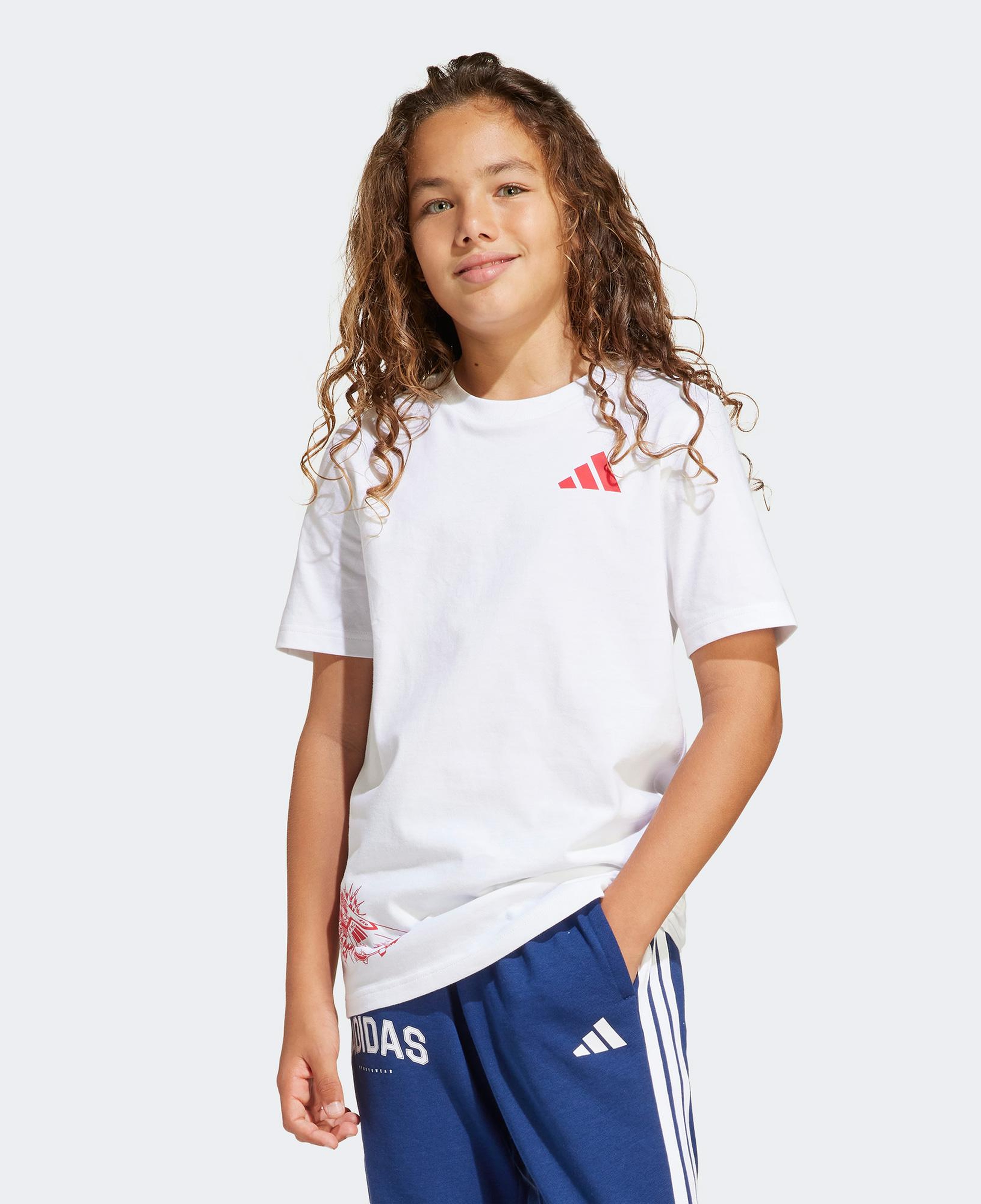 adidas F50 Sign G T Çocuk Beyaz T-Shirt