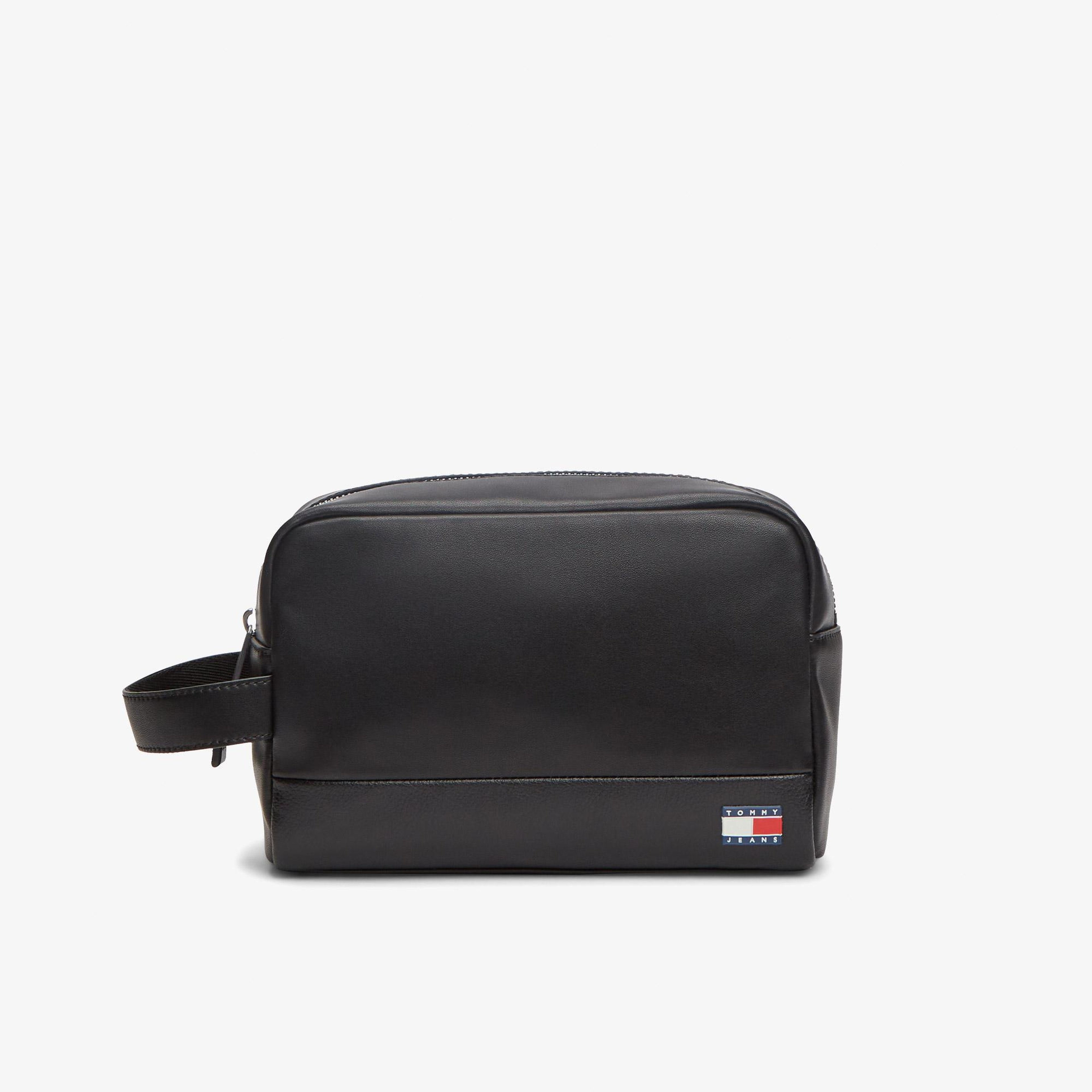 Tommy Hilfiger Heritage Leather Erkek Siyah El Çantası