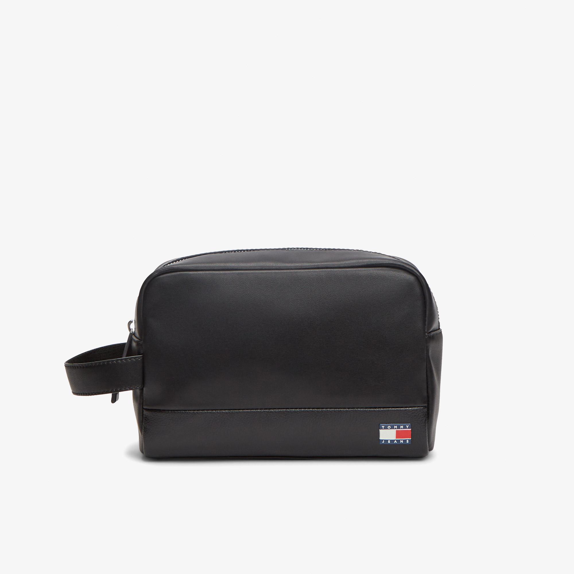 Tommy Hilfiger Heritage Leather Erkek Siyah El Çantası