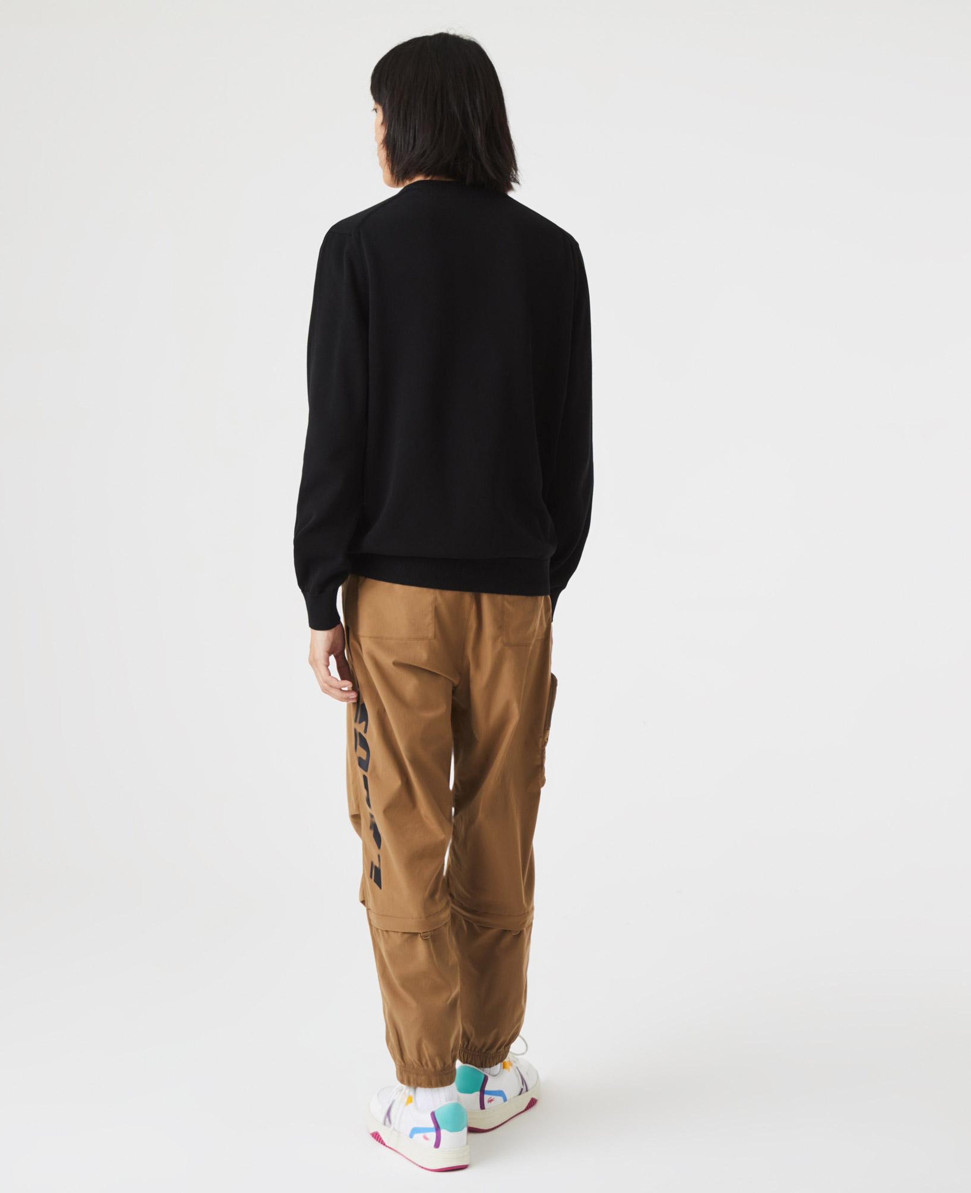 Lacoste Erkek Regular Fit V Yaka Siyah Triko