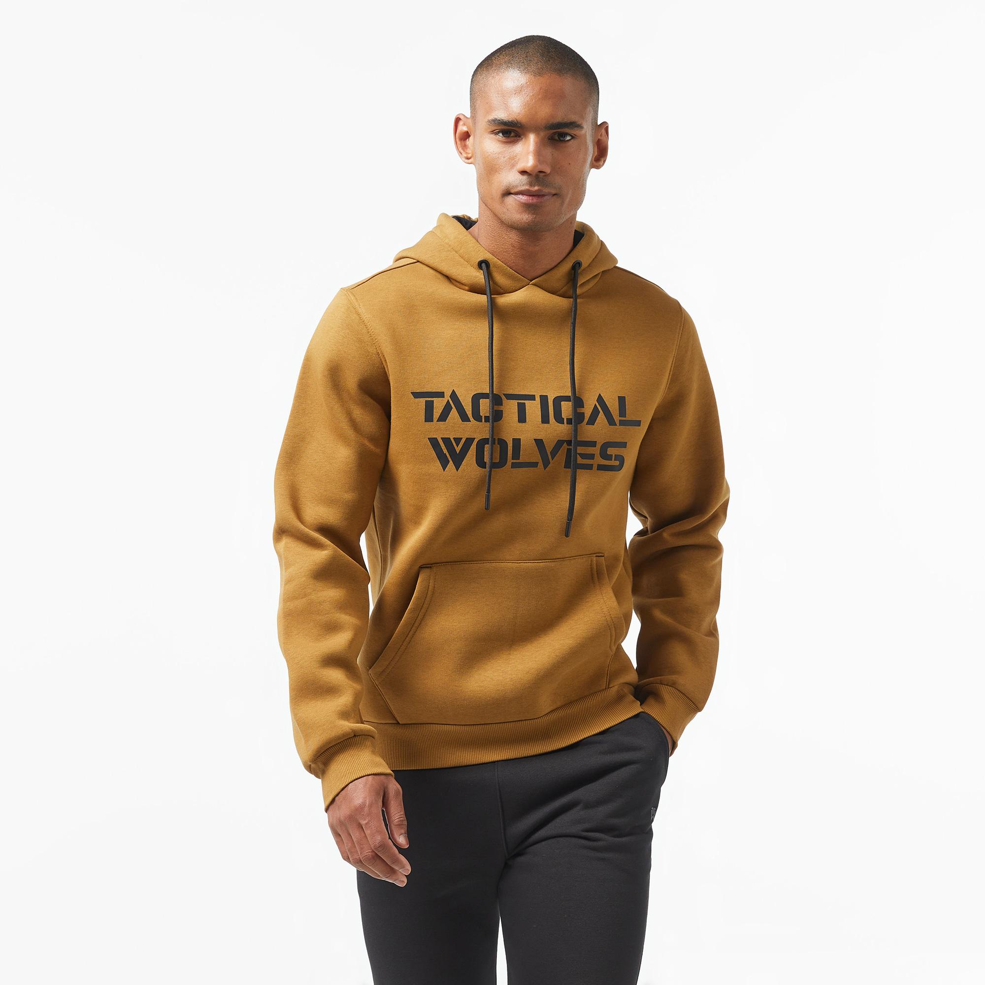 Tactical Wolves Classic Erkek Kahverengi Sweatshirt