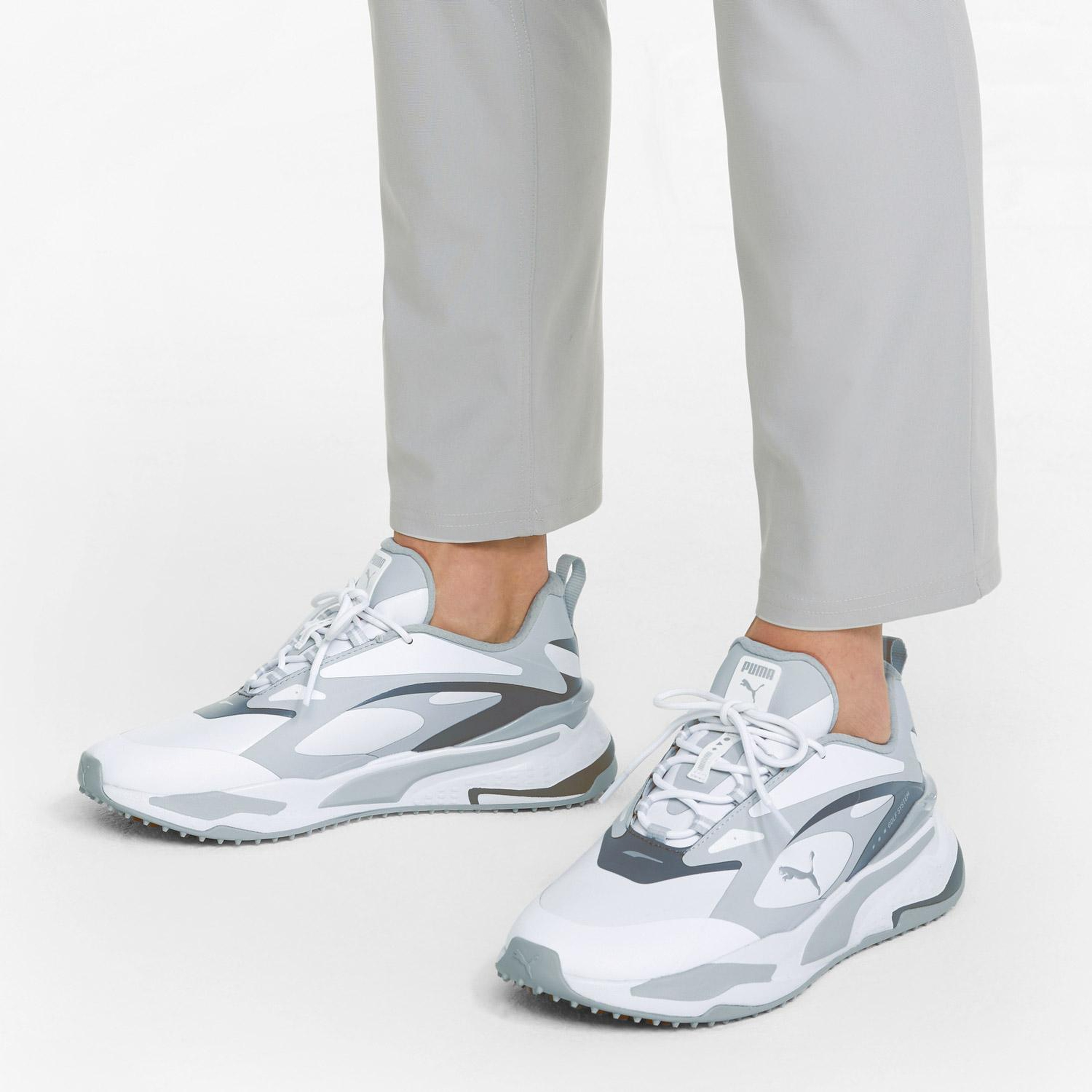 Puma Gs Fast Erkek Gri Golf Ayakkabısı