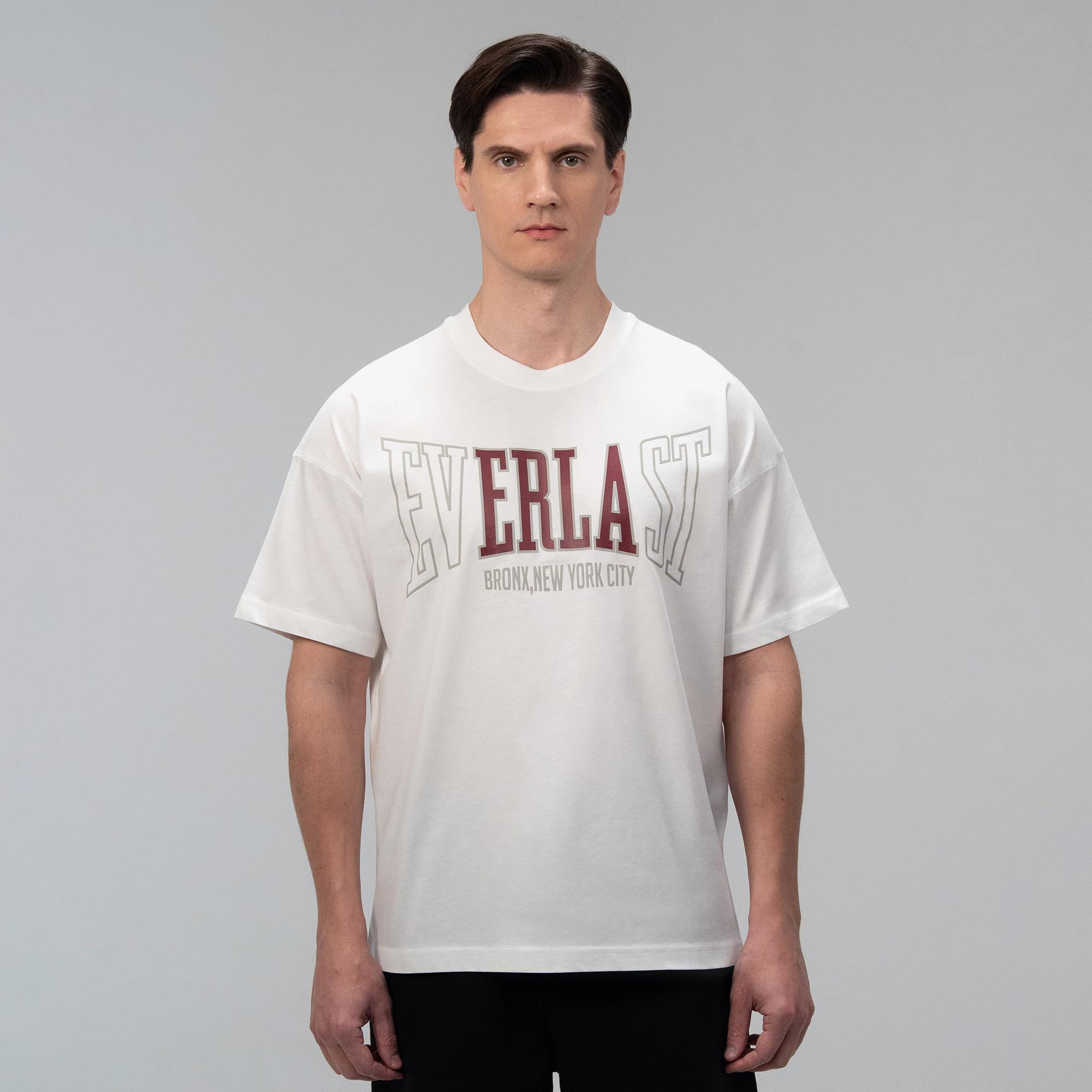 Everlast Iconic Rest Oversize Beyaz Erkek T-Shirt