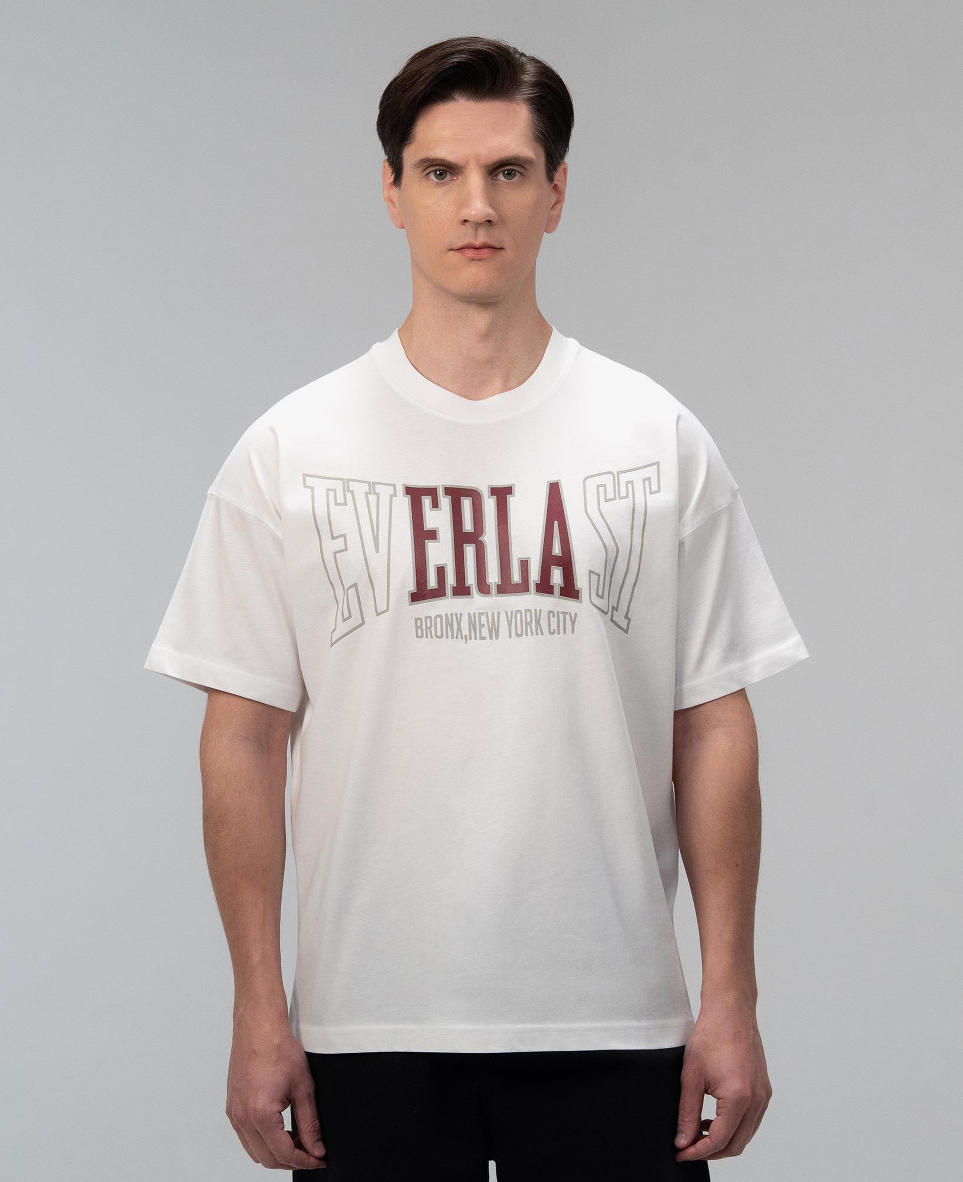 Everlast Iconic Rest Oversize Beyaz Erkek T-Shirt