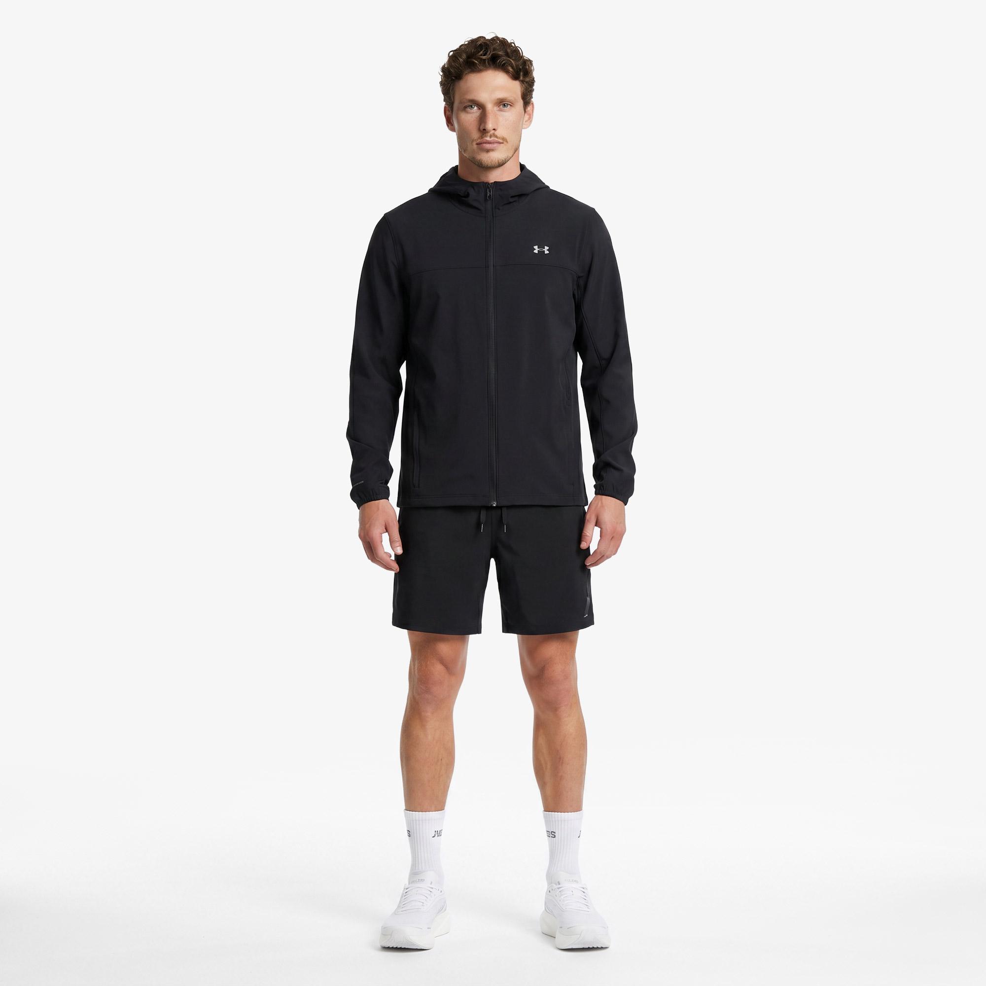 Under Armour Velociti Pro Storm Erkek Siyah Koşu Ceket