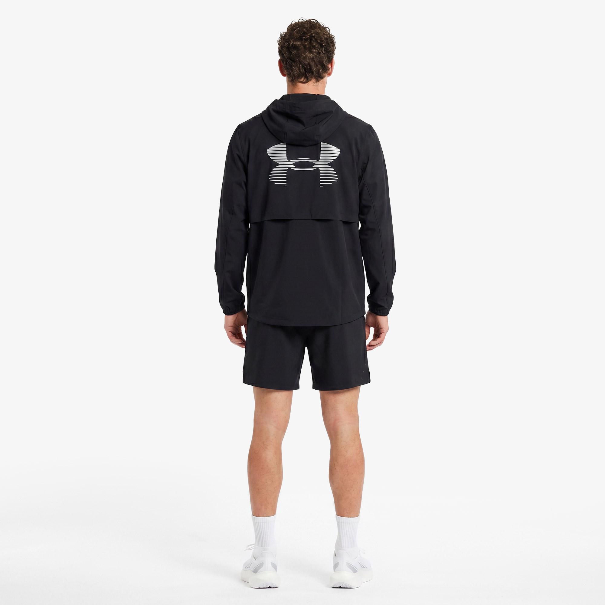 Under Armour Velociti Pro Storm Erkek Siyah Koşu Ceket