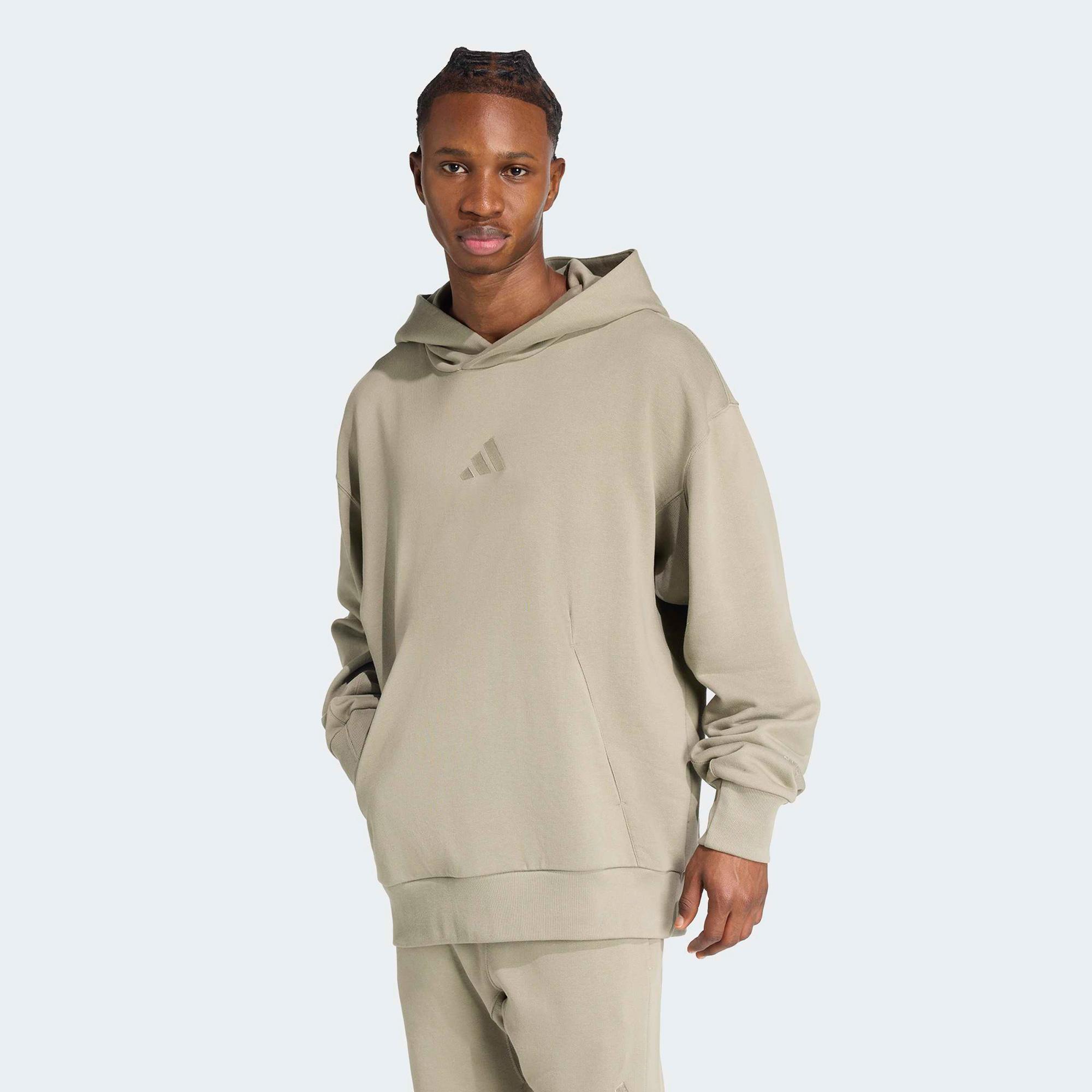 adidas All Szn French Terry Erkek Yeşil Sweatshirt