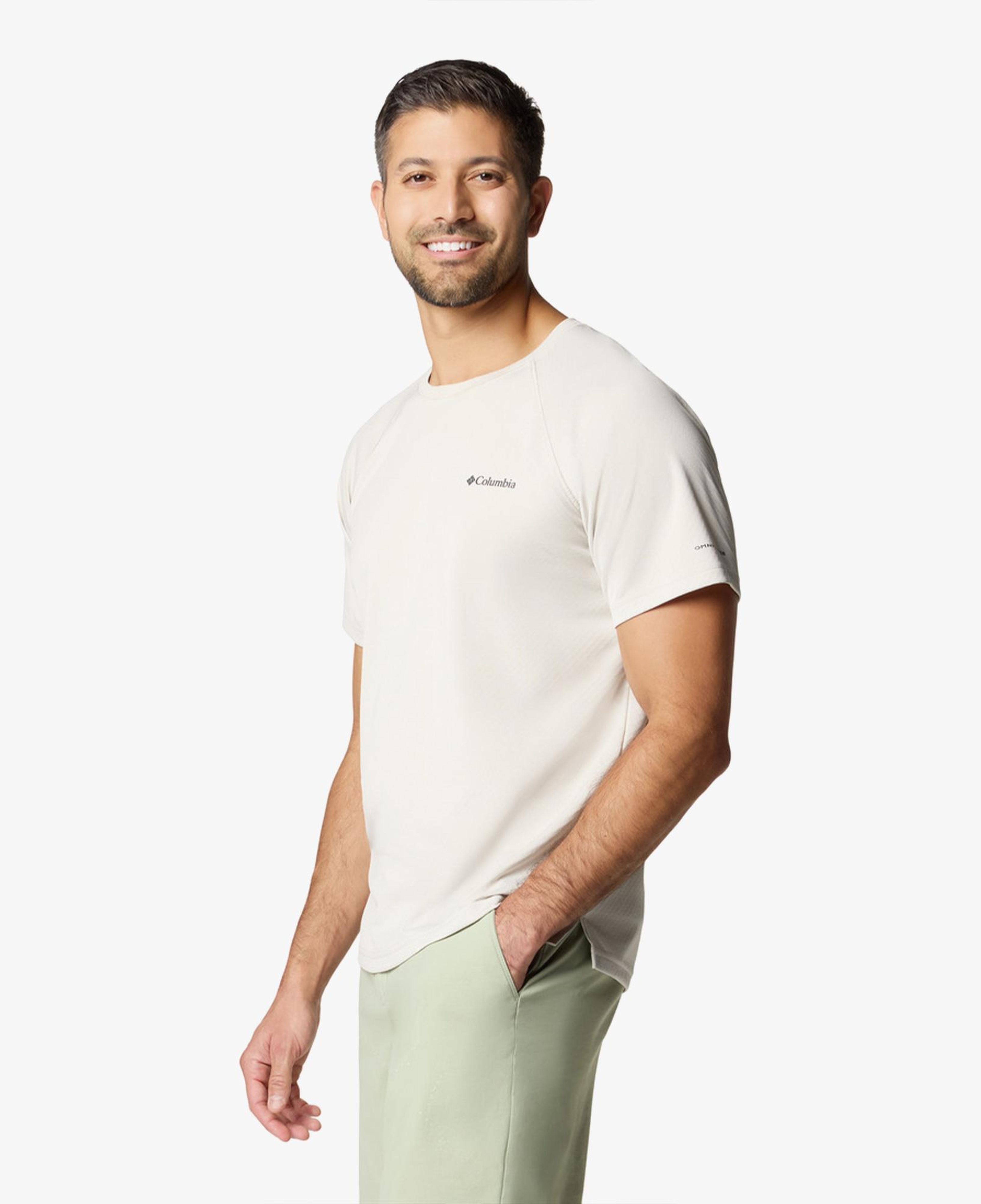 Columbia Alpine Chill Pro Ss Crew Erkek Krem T-Shirt
