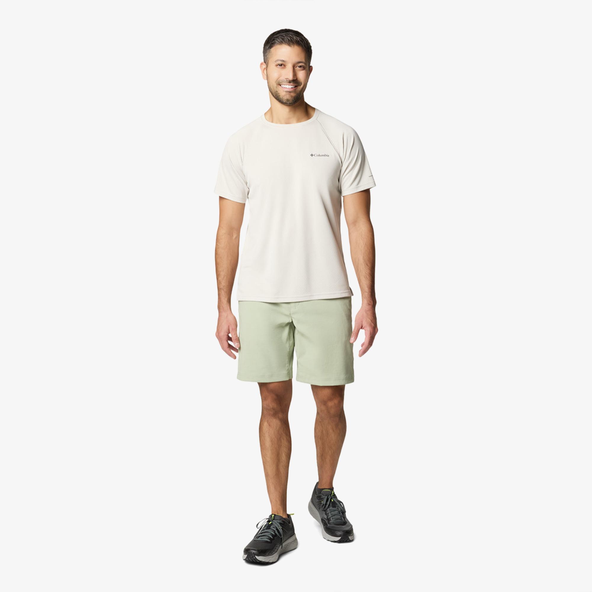Columbia Alpine Chill Pro Ss Crew Erkek Krem T-Shirt