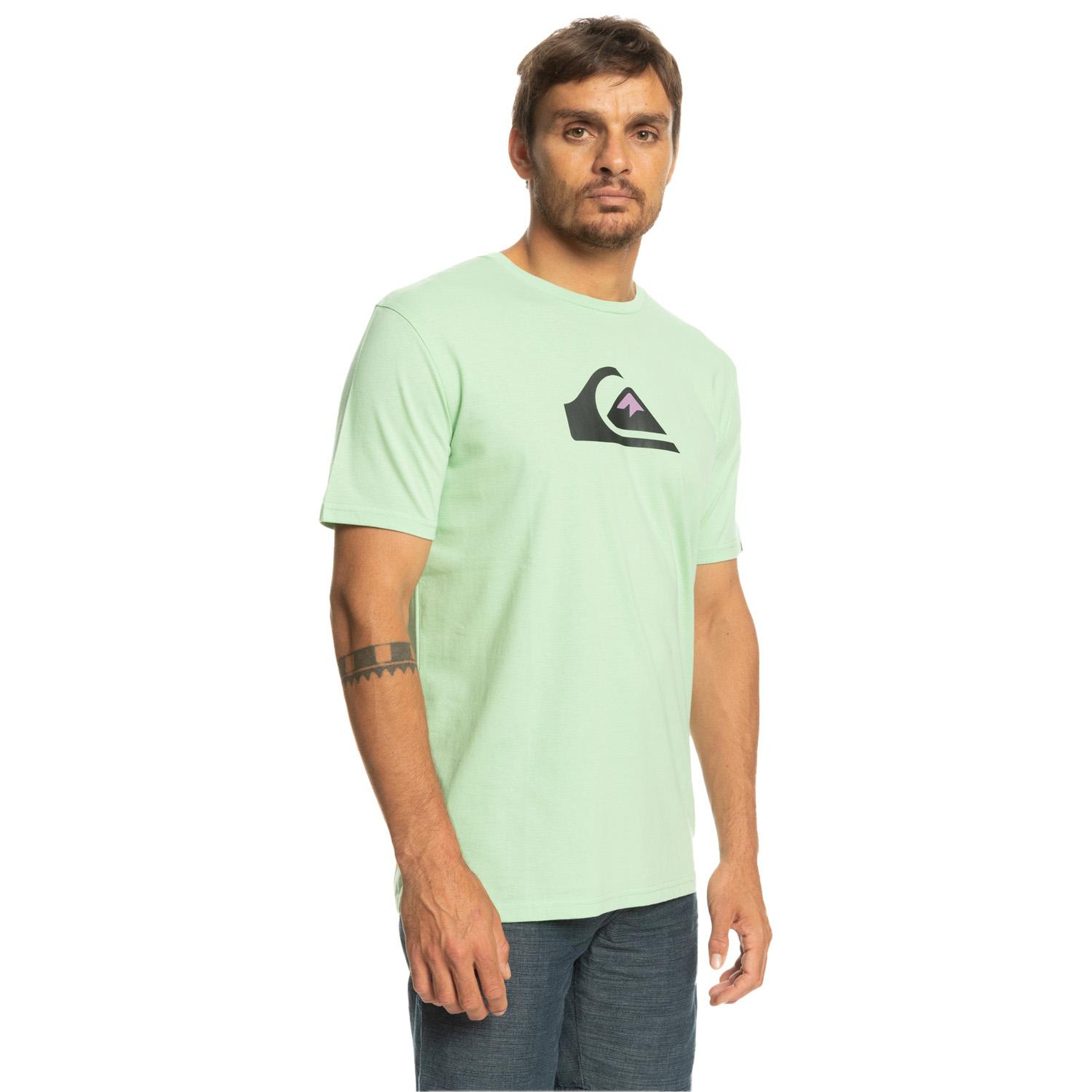 Quiksilver Complogo Erkek Yeşil Tişört