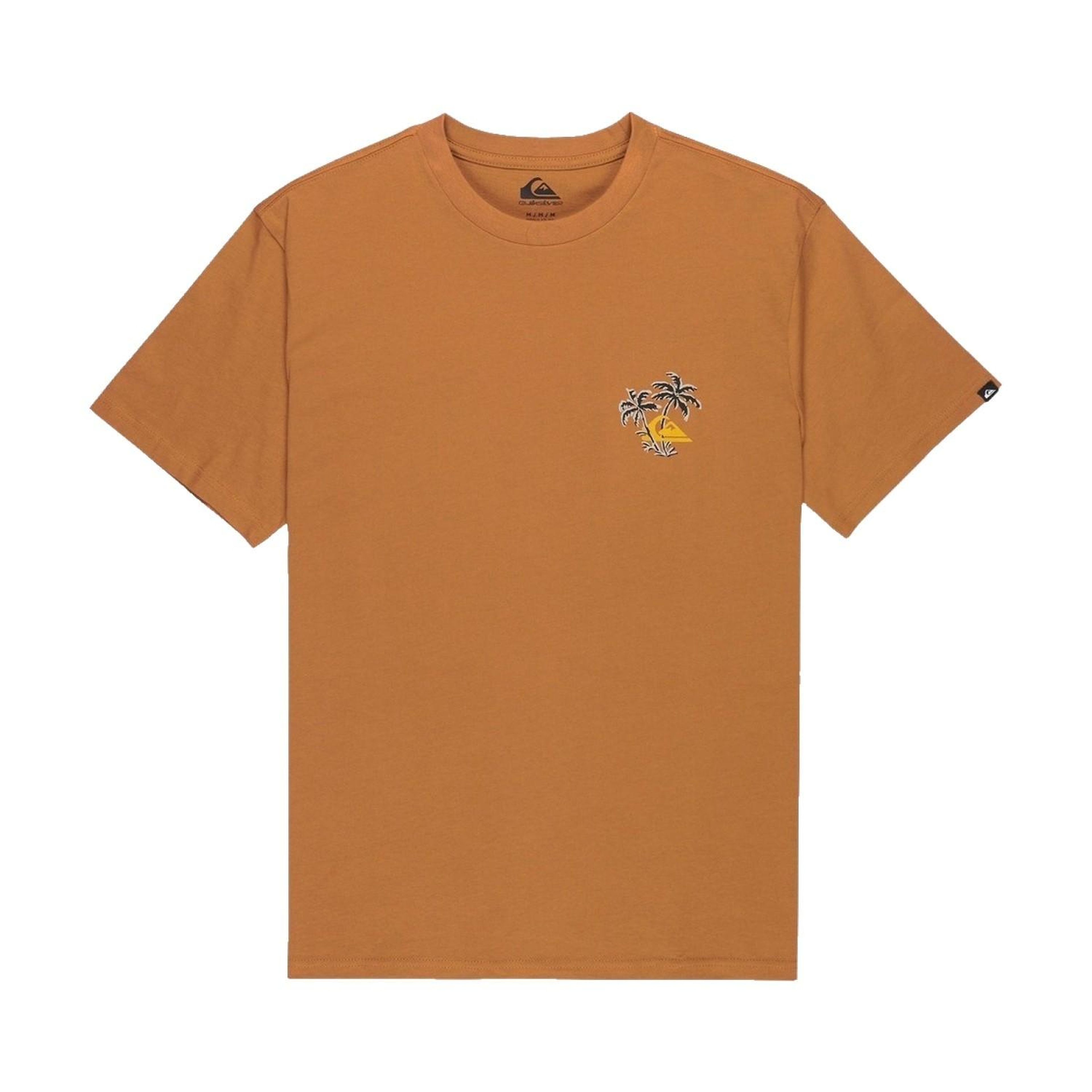Quiksilver Evo Learning Fr Erkek Kahverengi Tişört