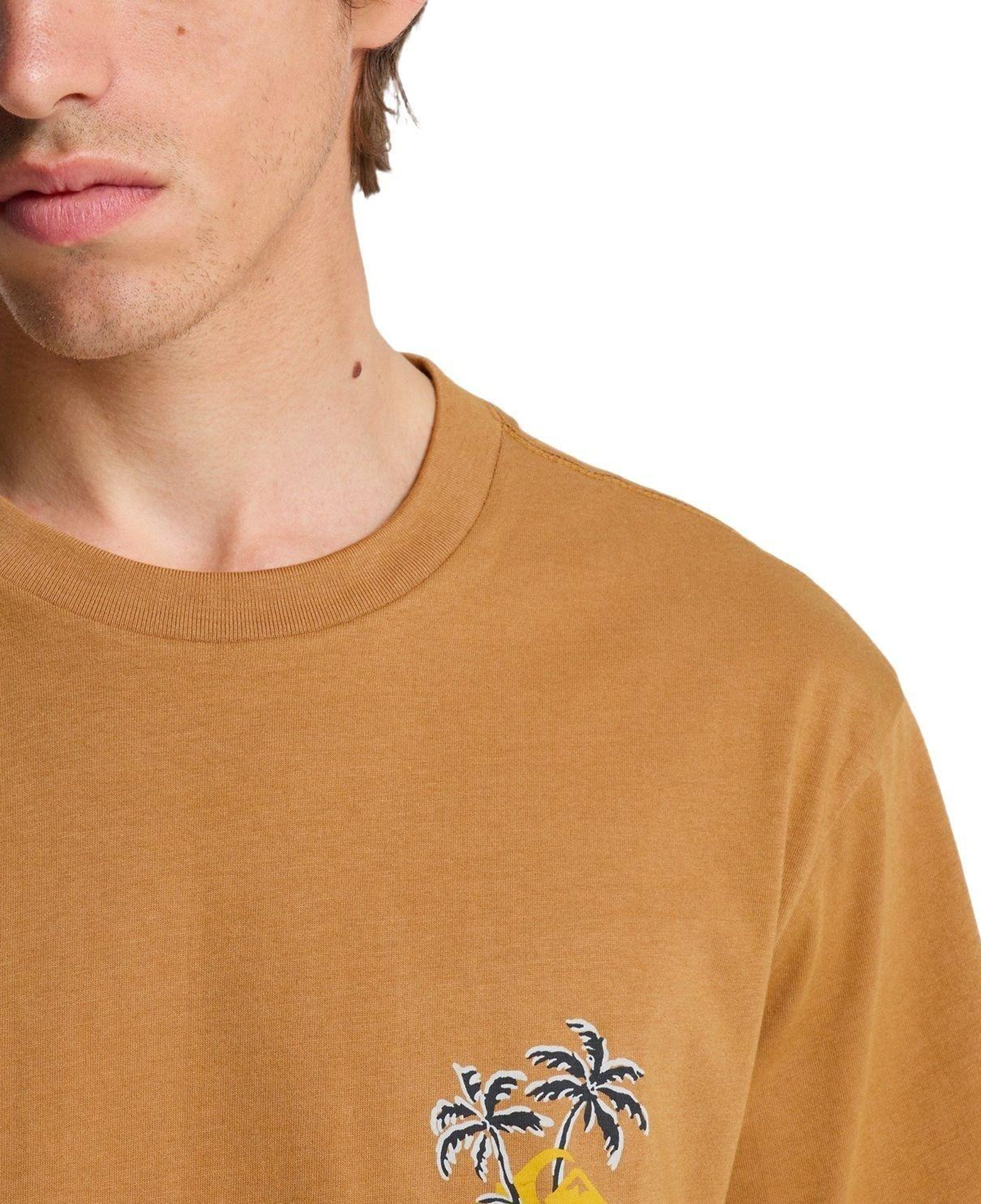 Quiksilver Evo Learning Fr Erkek Kahverengi Tişört