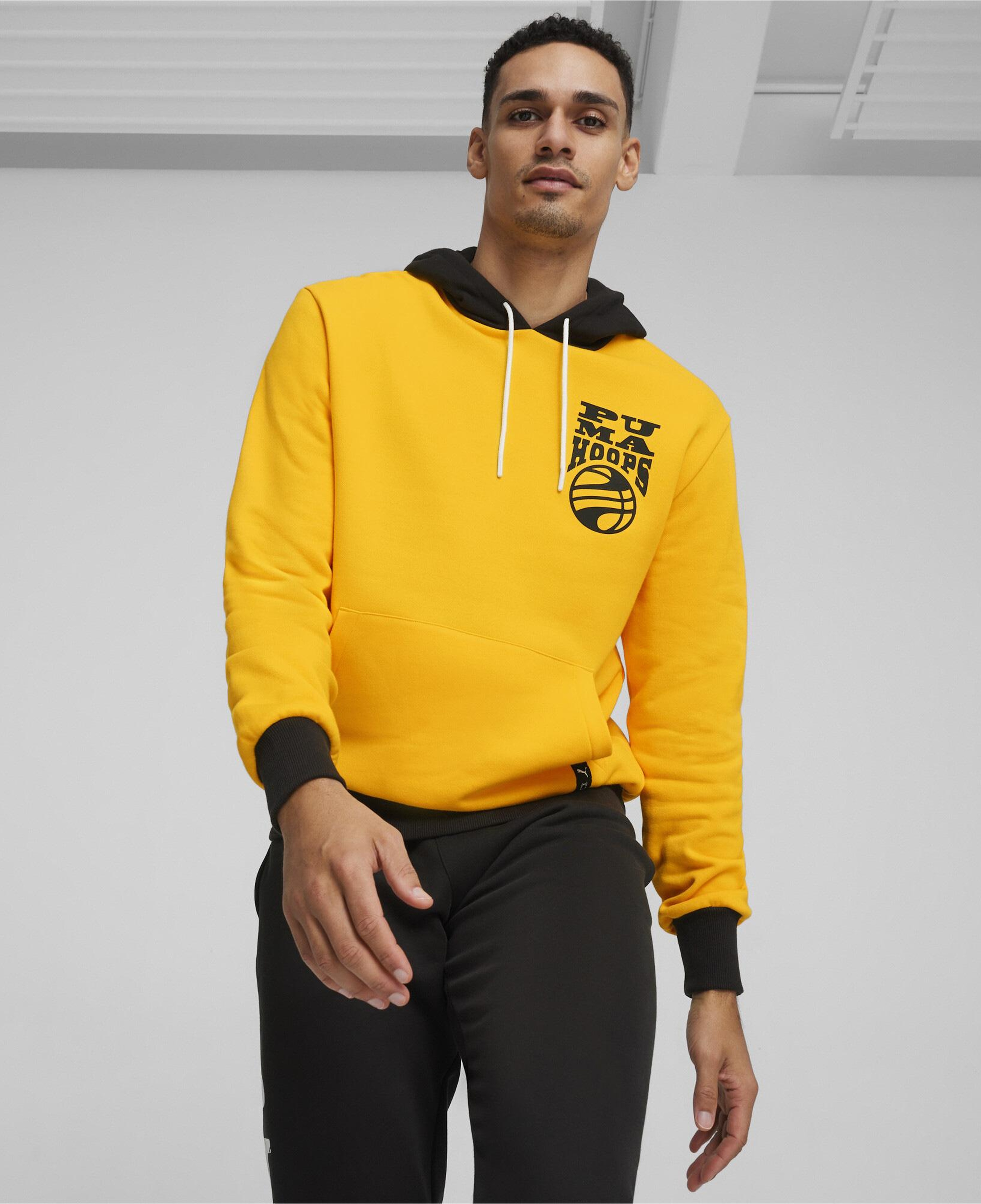 Puma Posterize 2.0 Hoodie Unisex Sarı Sweatshirt