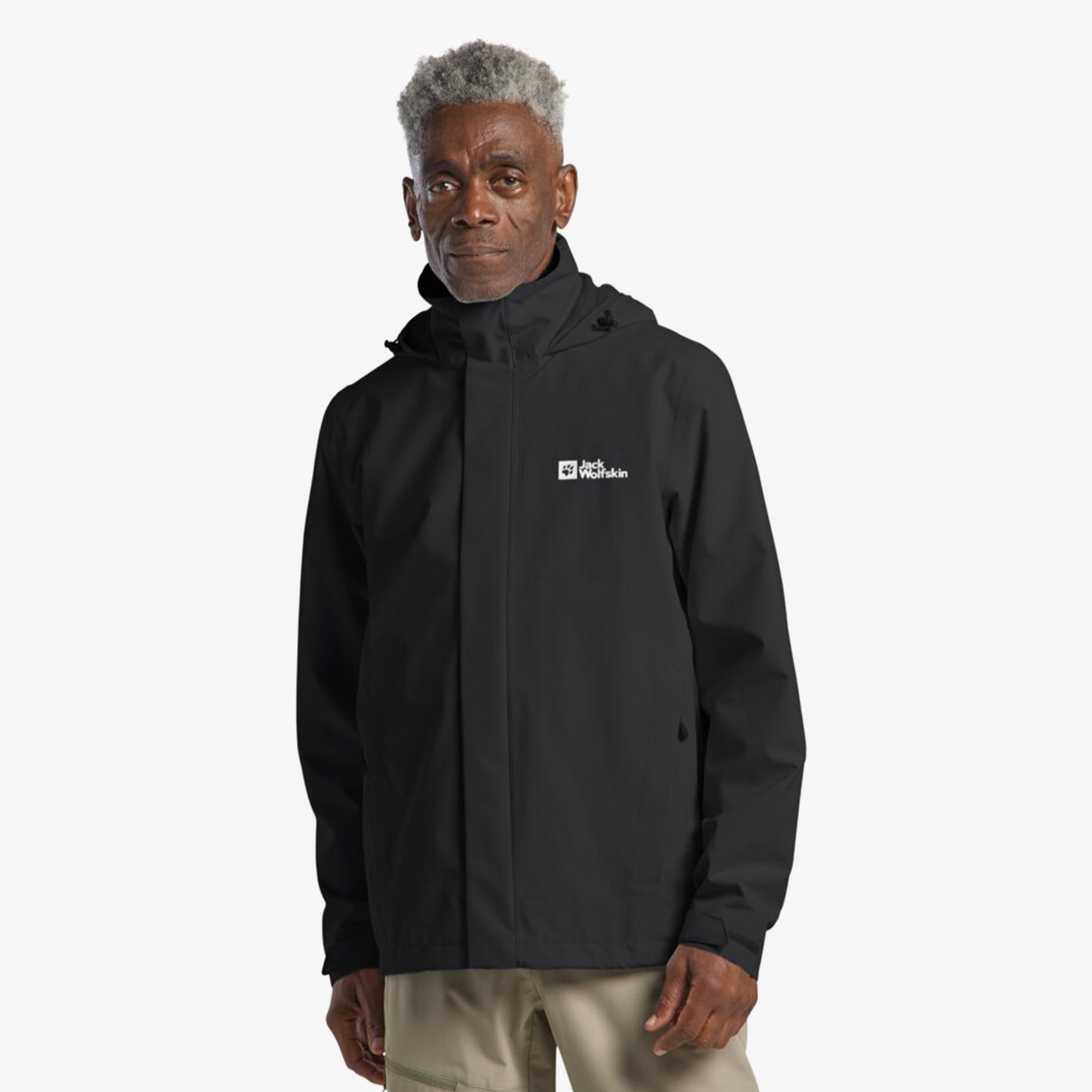 Jack Wolfskin Trailtime 2L Erkek Siyah Outdoor Ceket