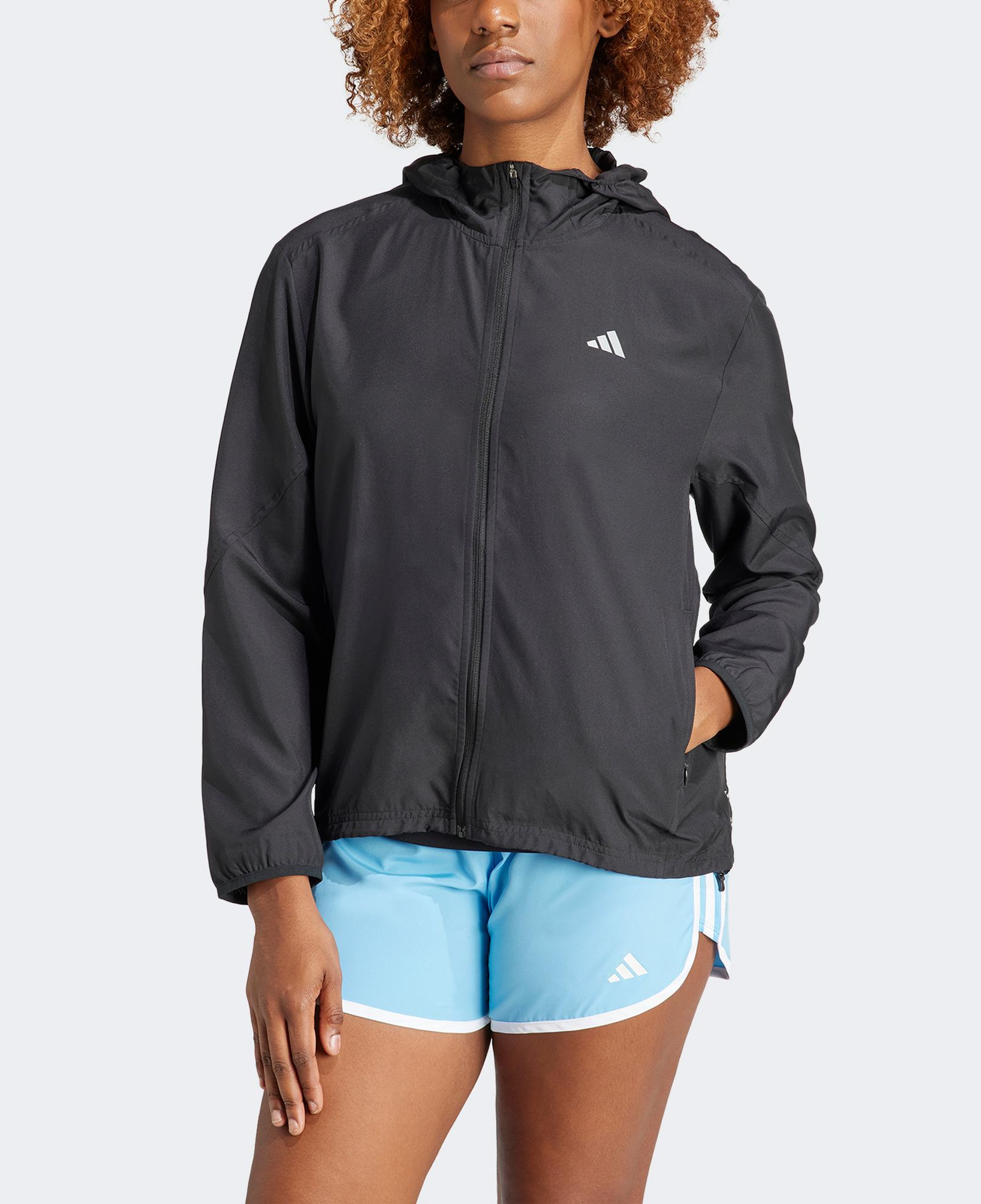 adidas Run It Jacket Kadın Siyah Koşu Ceketi