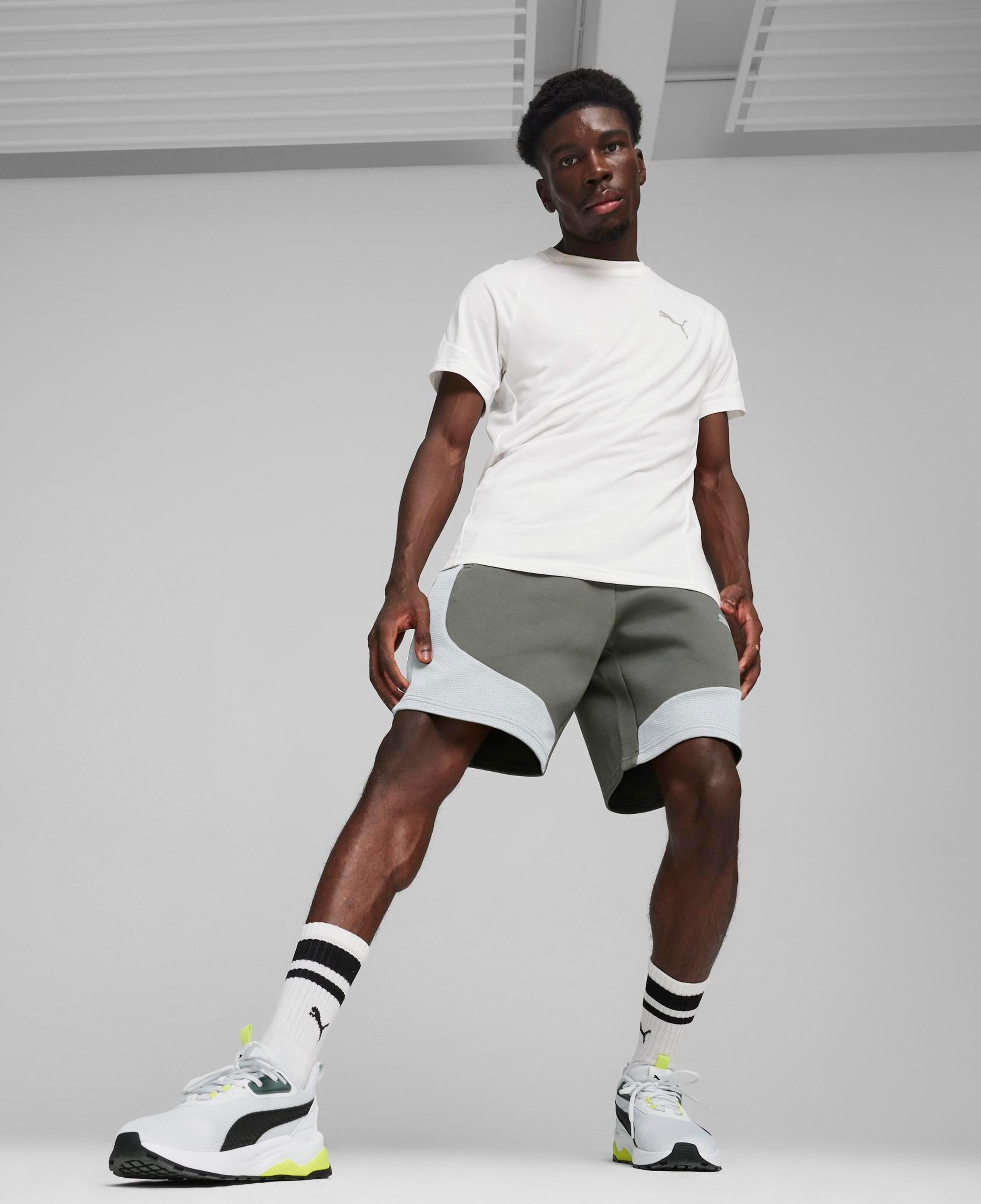 Puma Evostrıpe Unisex Gri Şort