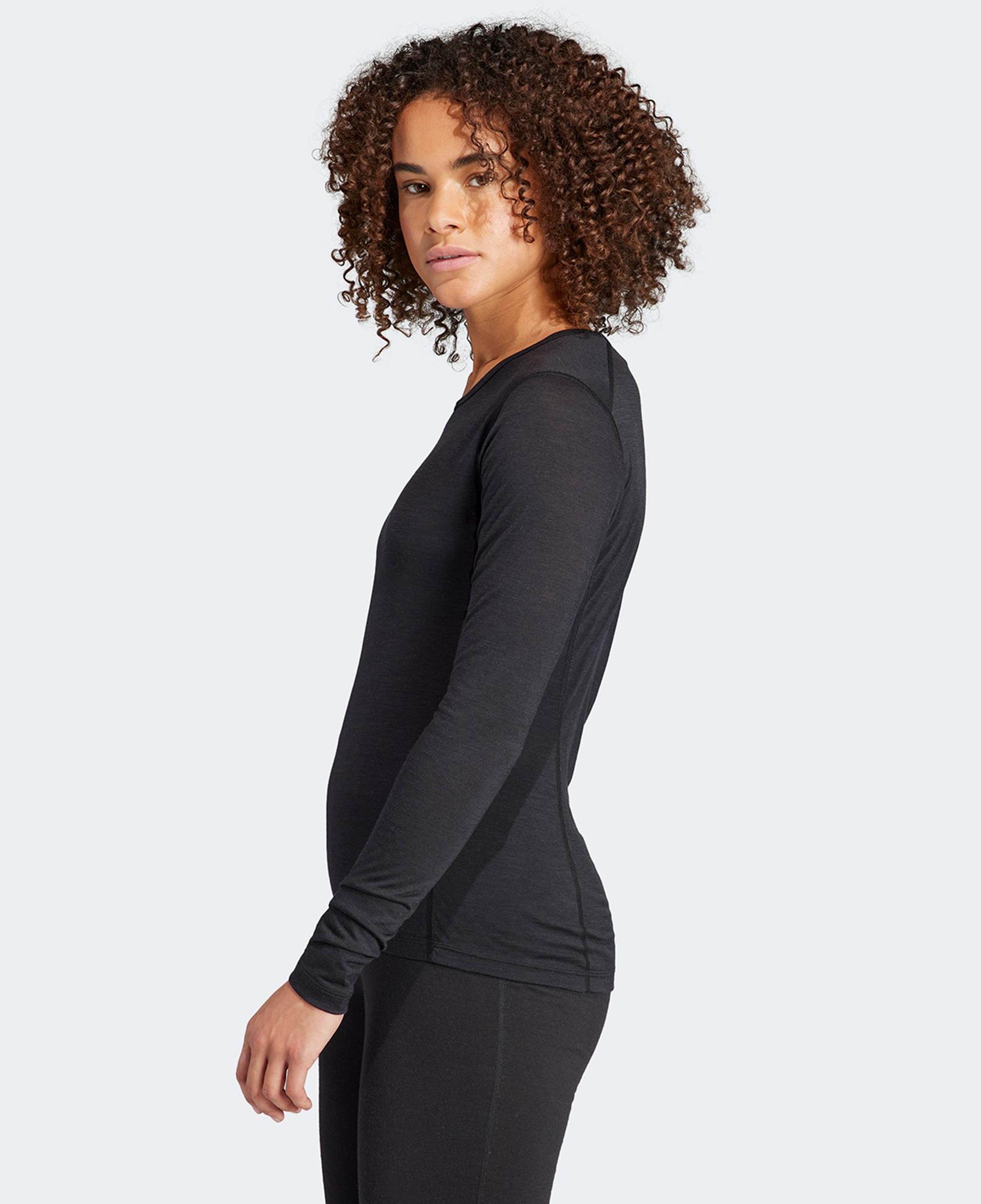 adidas Xperior Merino Kadın Siyah Antrenman T-Shirt