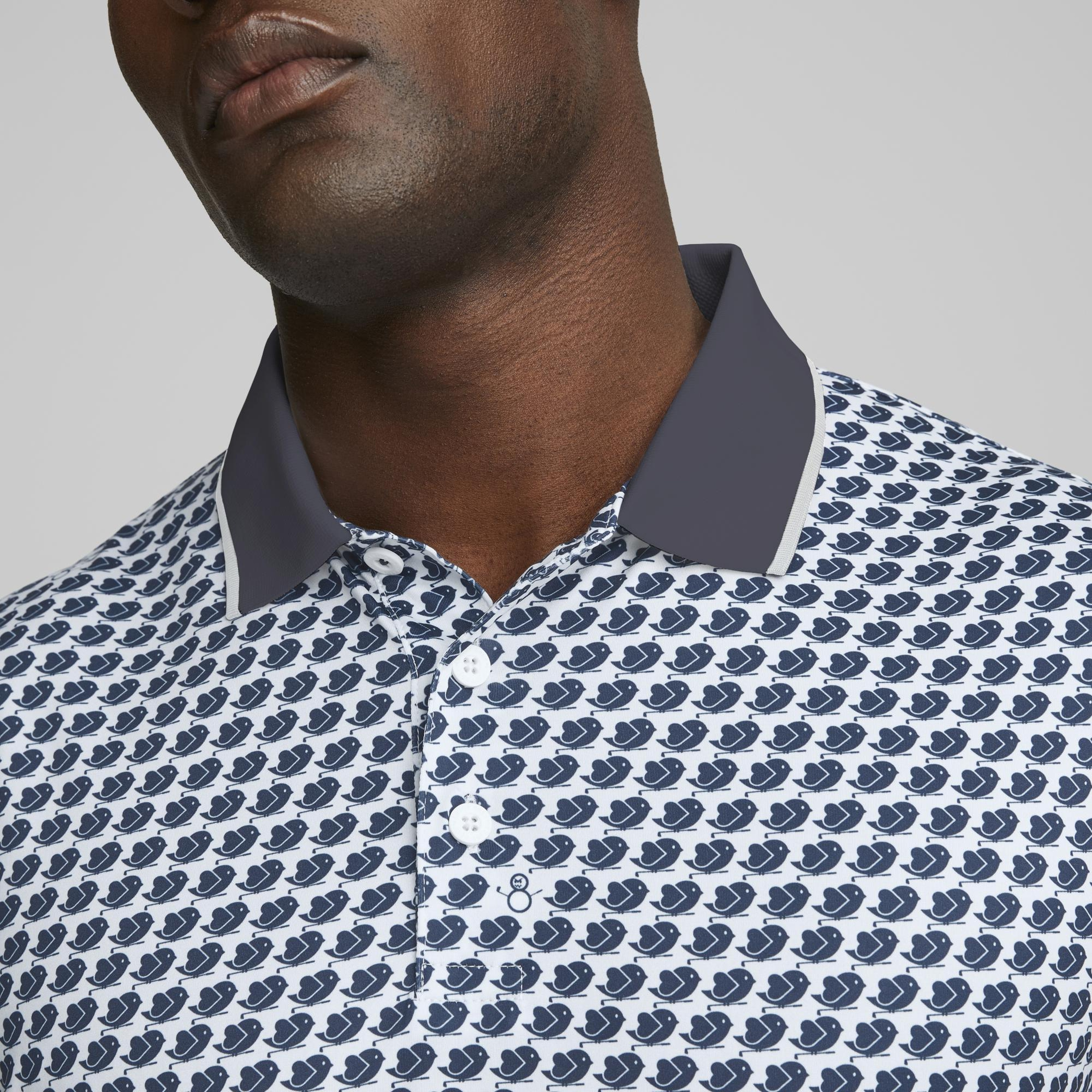 Puma Mattr Love/H8 Golf Erkek Mavi Polo