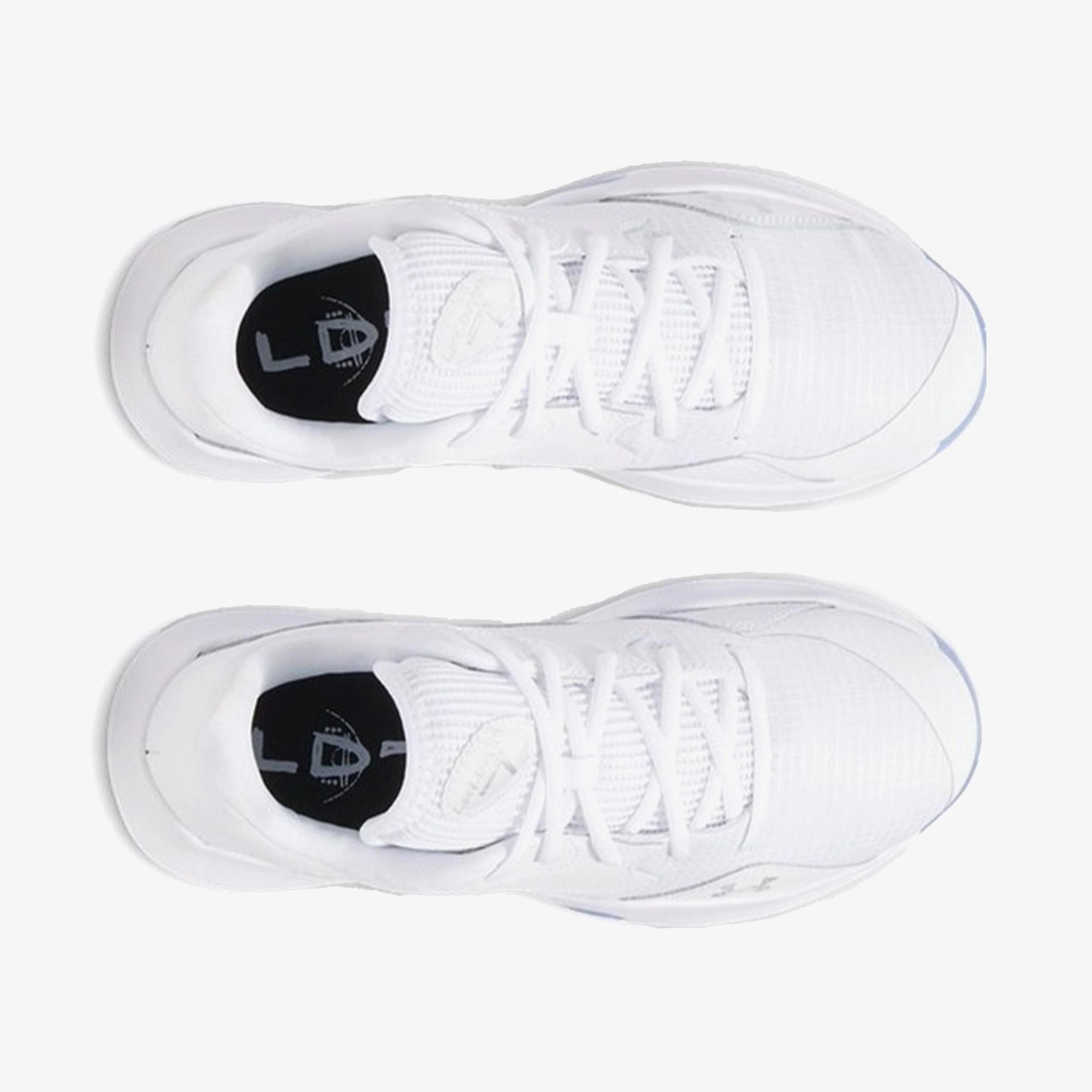 Under Armour Lockdown 7 Low Erkek Beyaz Basketbol Ayakkabısı