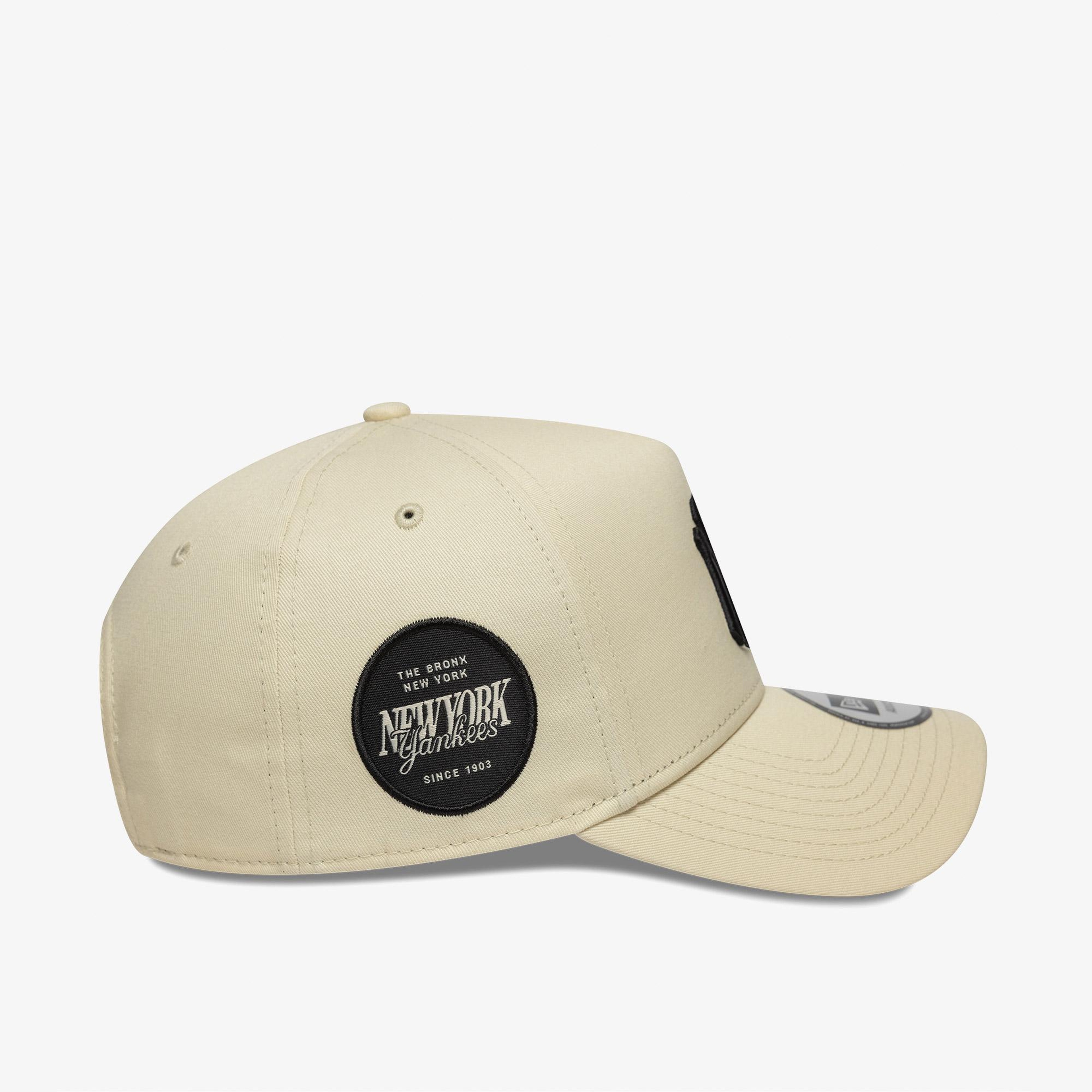 New Era New York Yankees MLB Sidepatch Unisex Krem Şapka