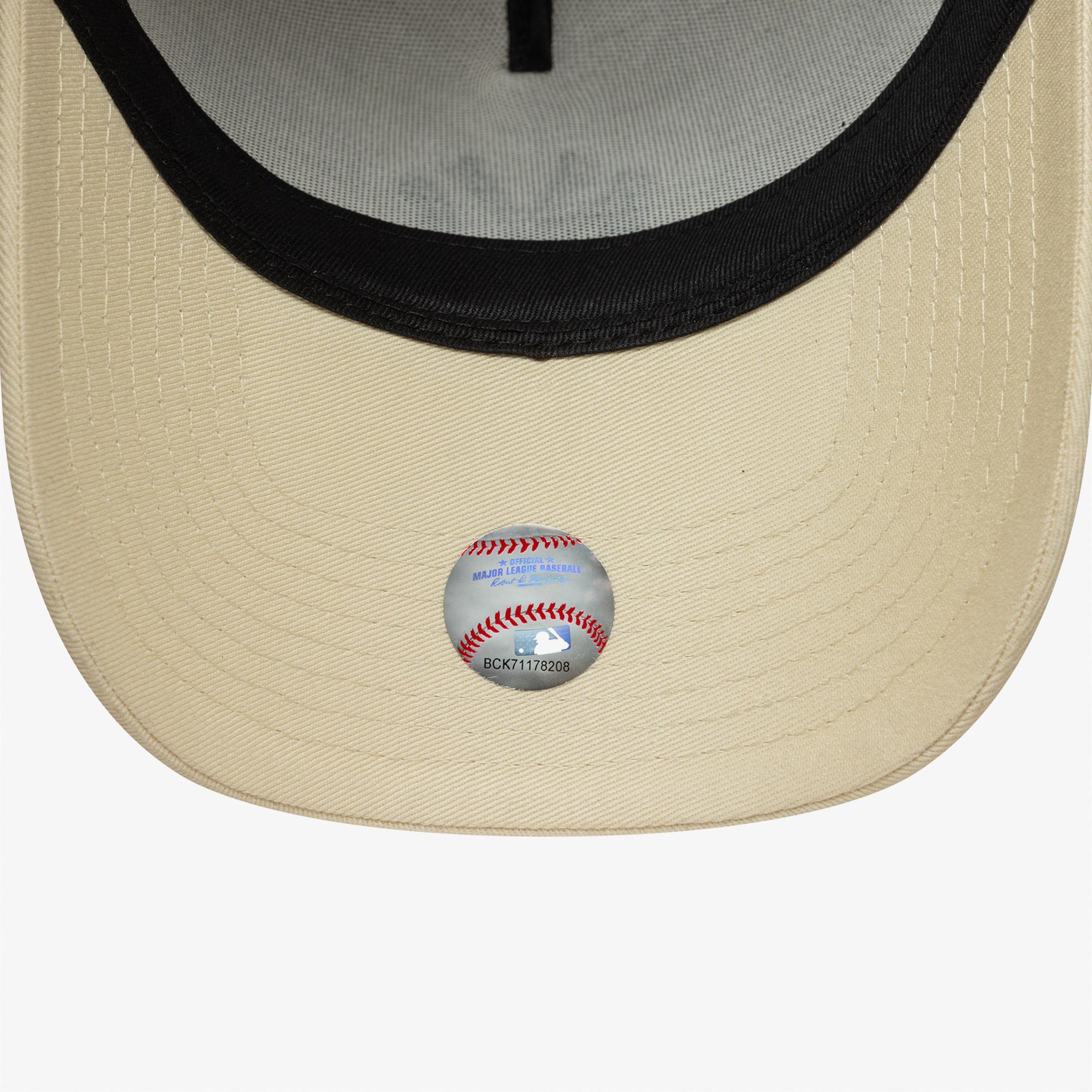 New Era New York Yankees MLB Sidepatch Unisex Krem Şapka