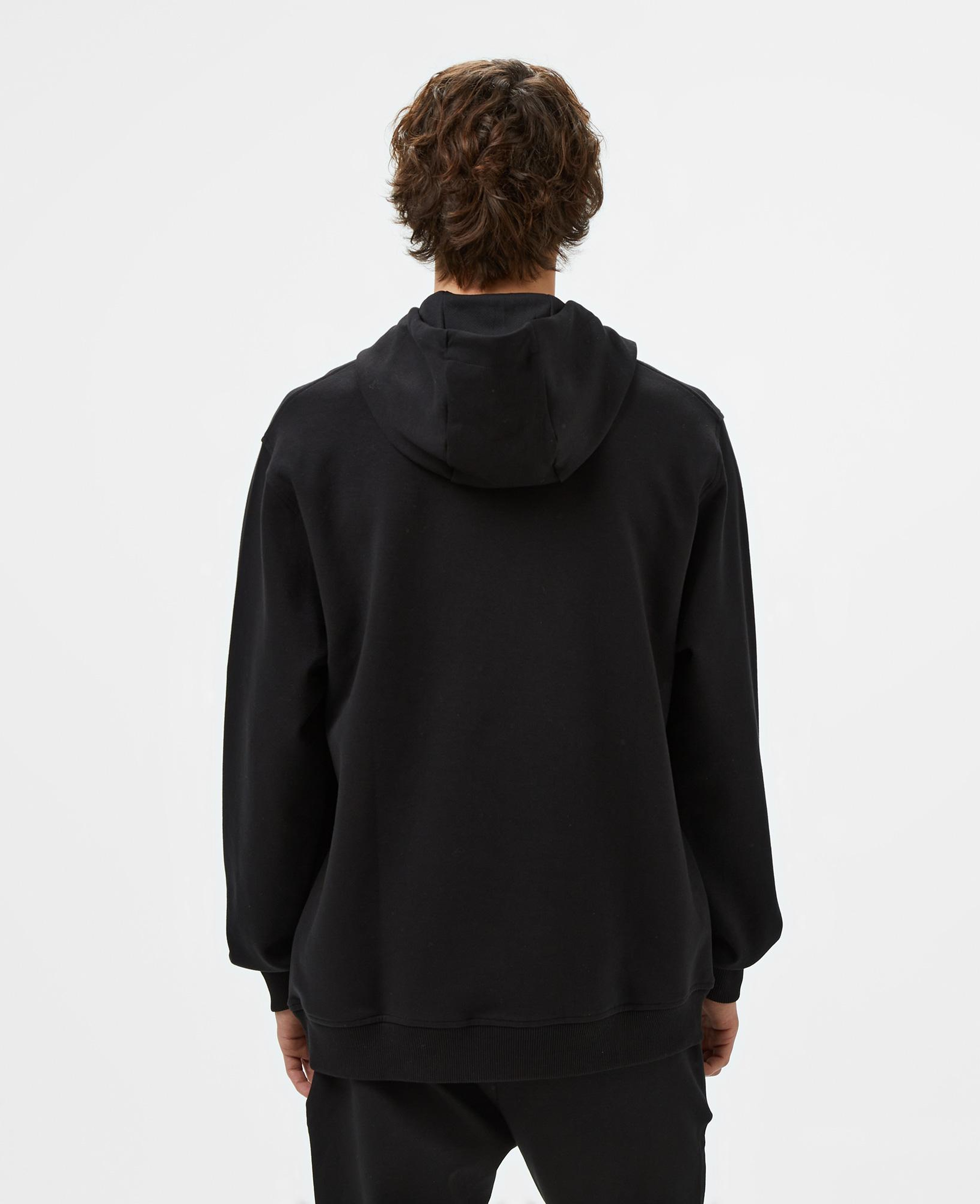 United4 Sport Erkek Siyah Antrenman Sweatshirt