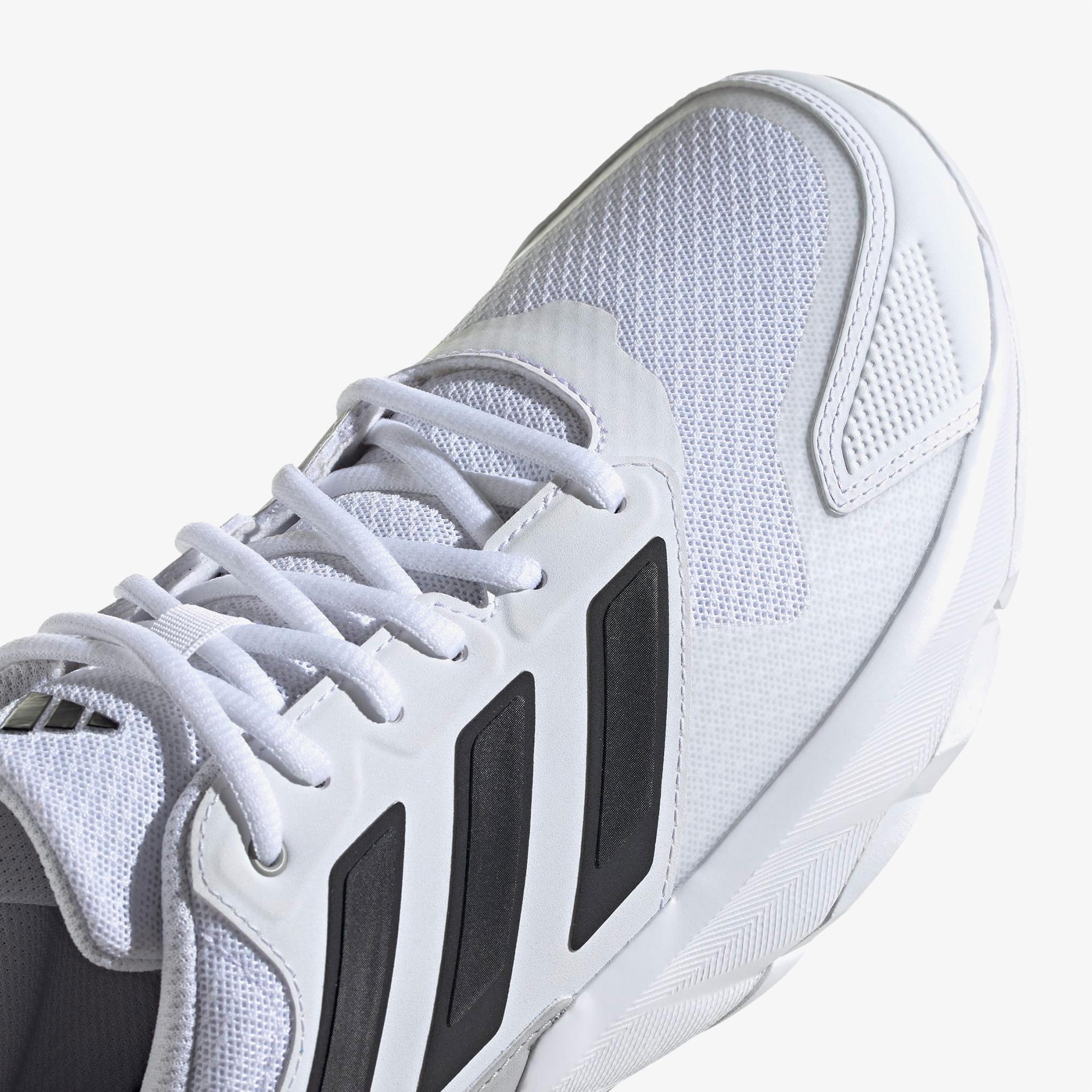 adidas Courtjam Control 3 Erkek Beyaz Tenis Ayakkabısı