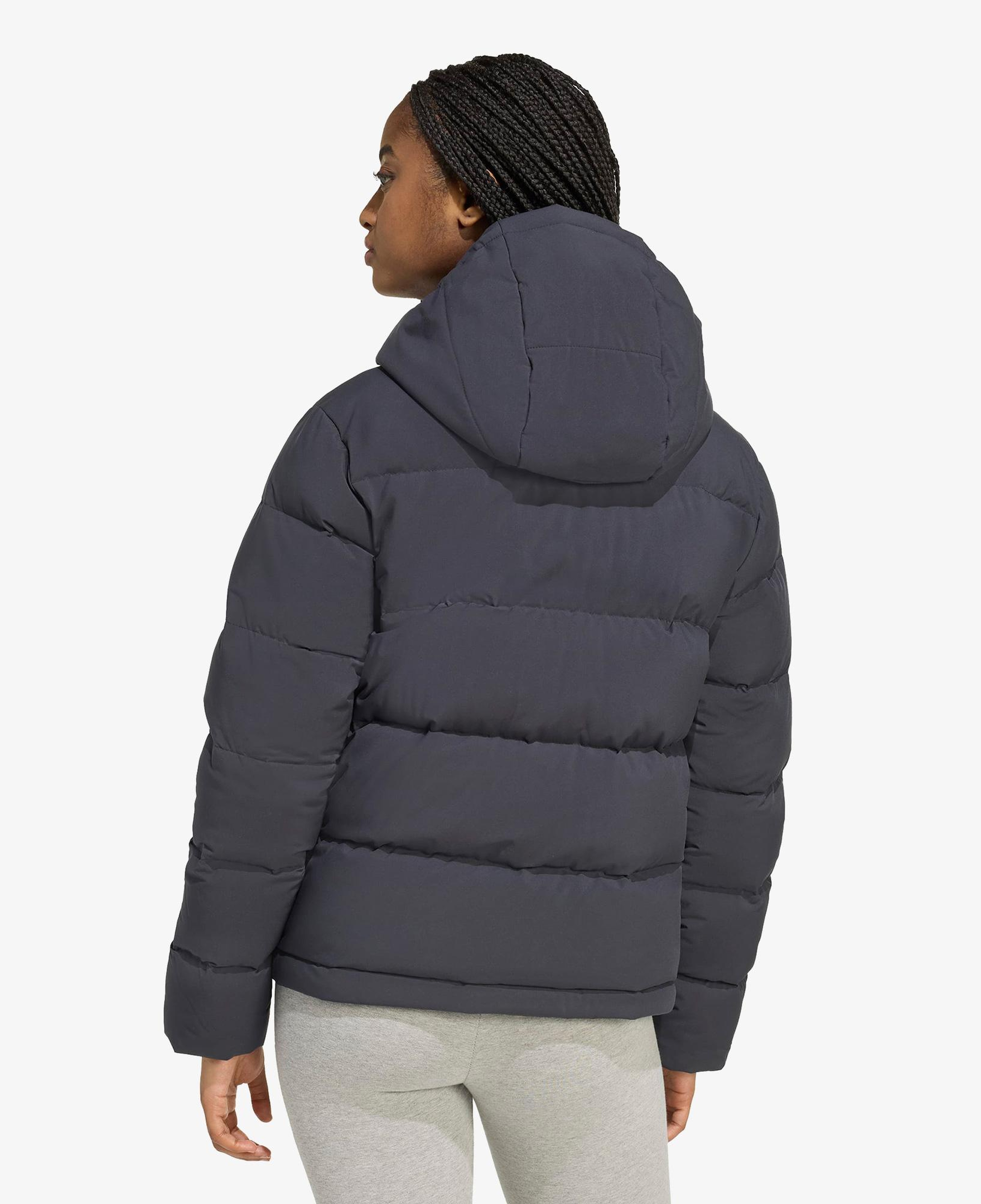 adidas Helionic Climawarm Dolgulu Kapüşonlu Kadın Siyah Outdoor Montu