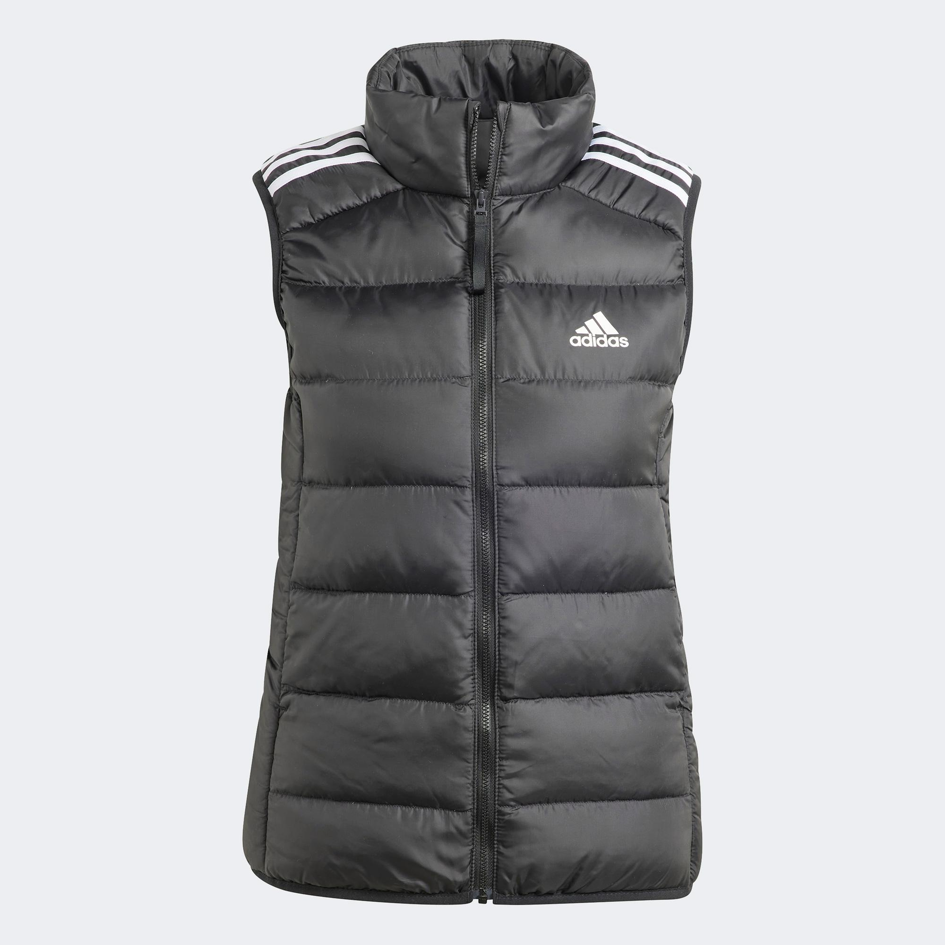 adidas Essentials 3-Stripes Light Down Kadın Siyah Günlük Yelek
