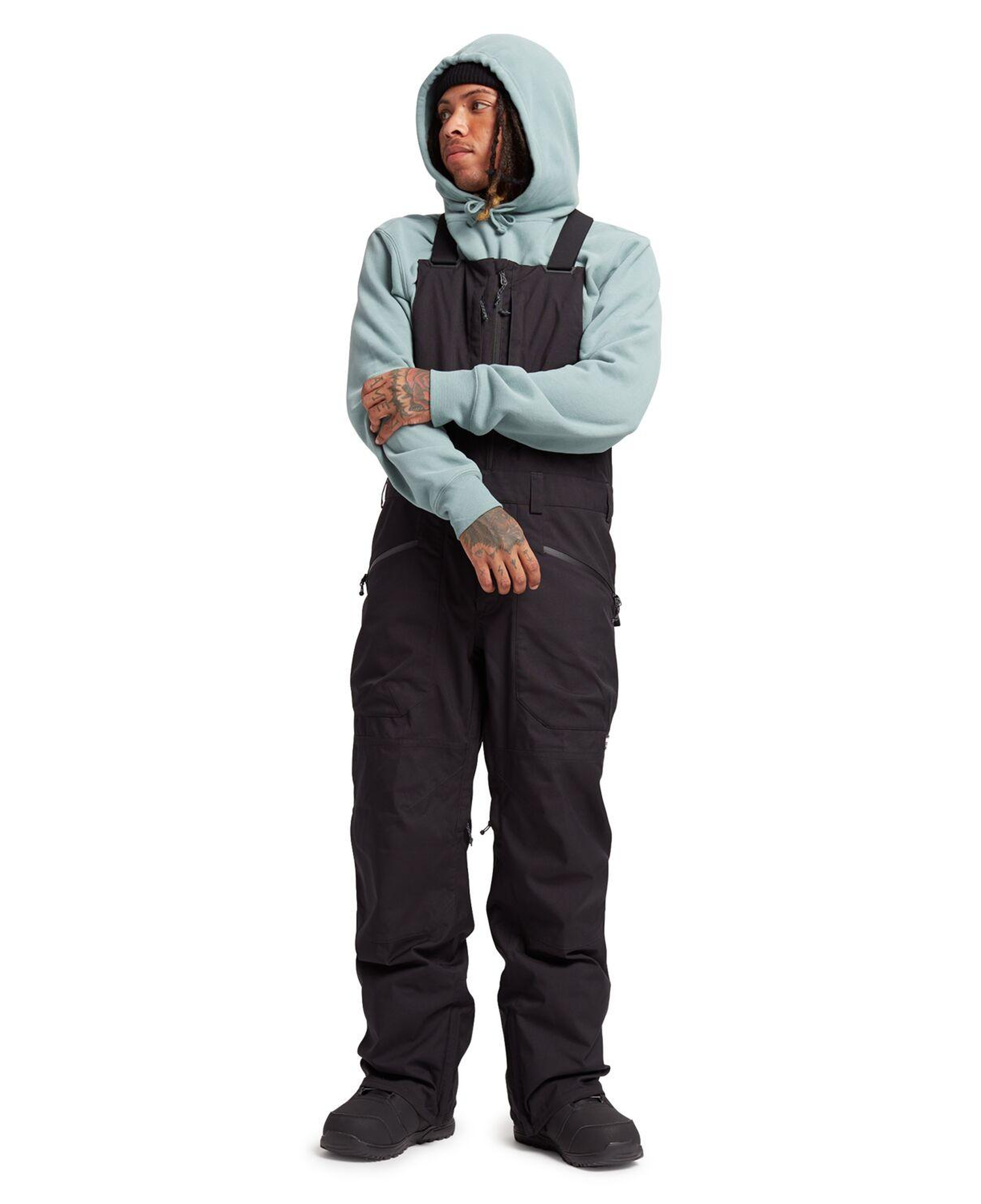 Burton Reserve Bib Erkek Siyah Snowboard Pantolonu