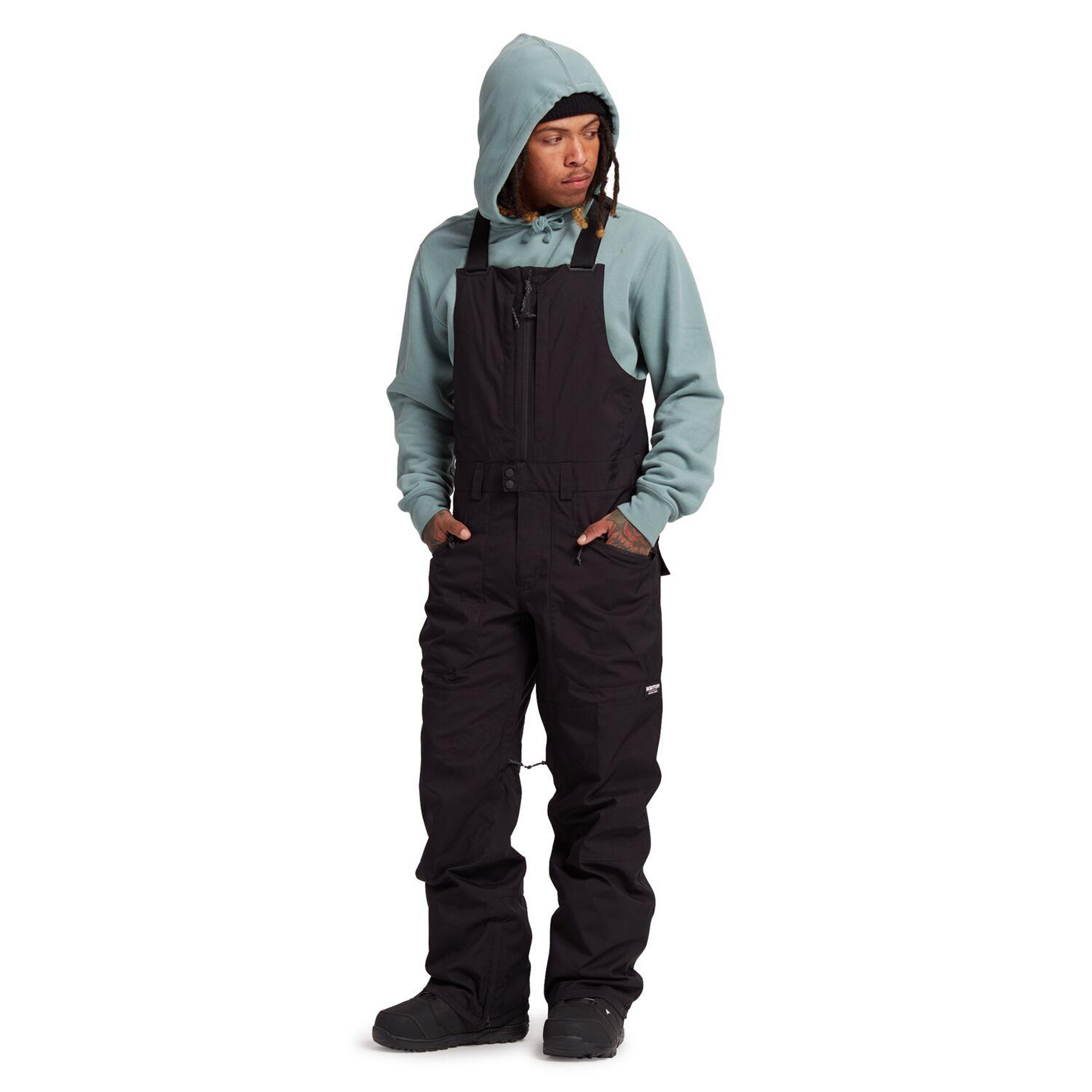Burton Reserve Bib Erkek Siyah Snowboard Pantolonu