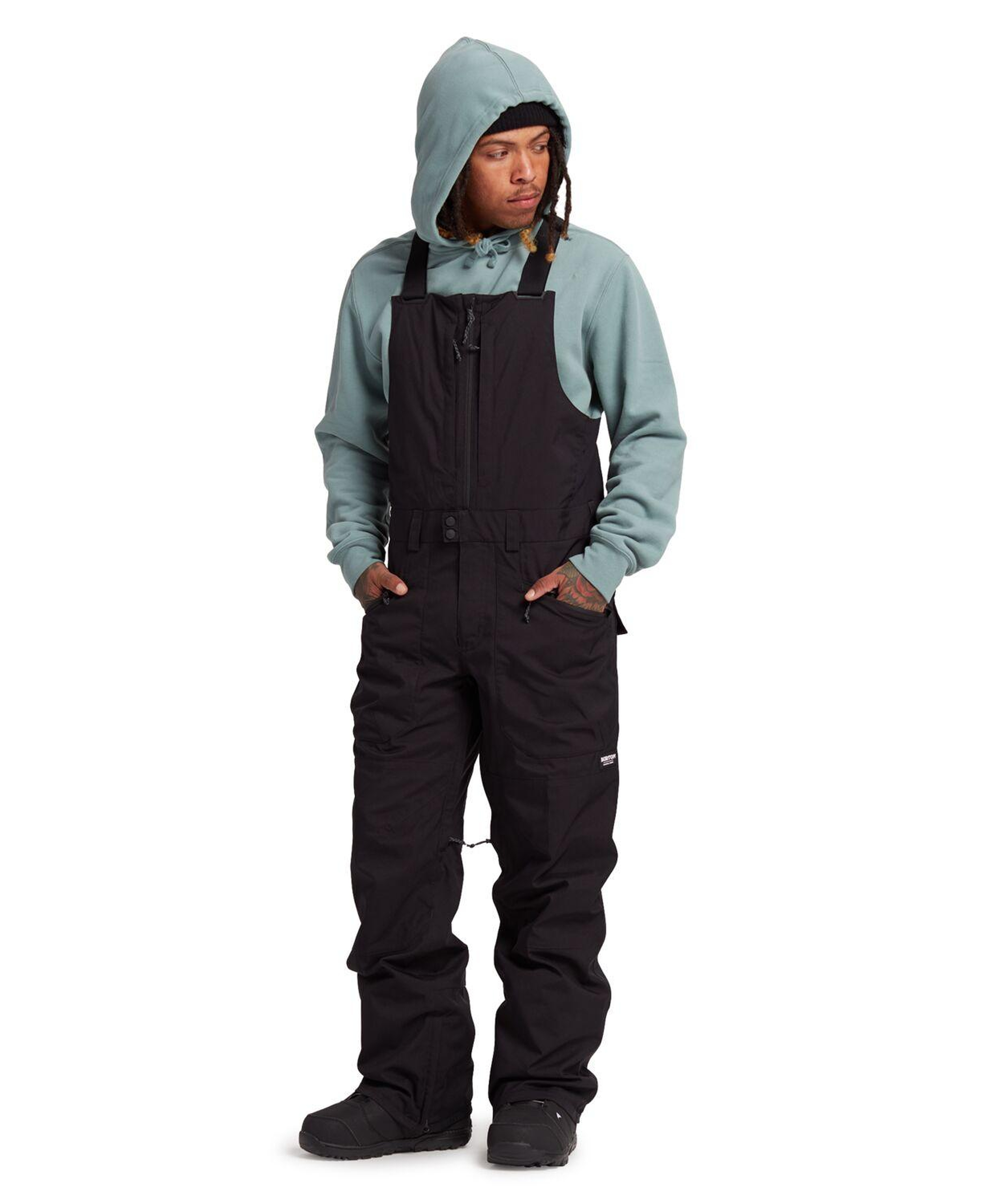 Burton Reserve Bib Erkek Siyah Snowboard Pantolonu