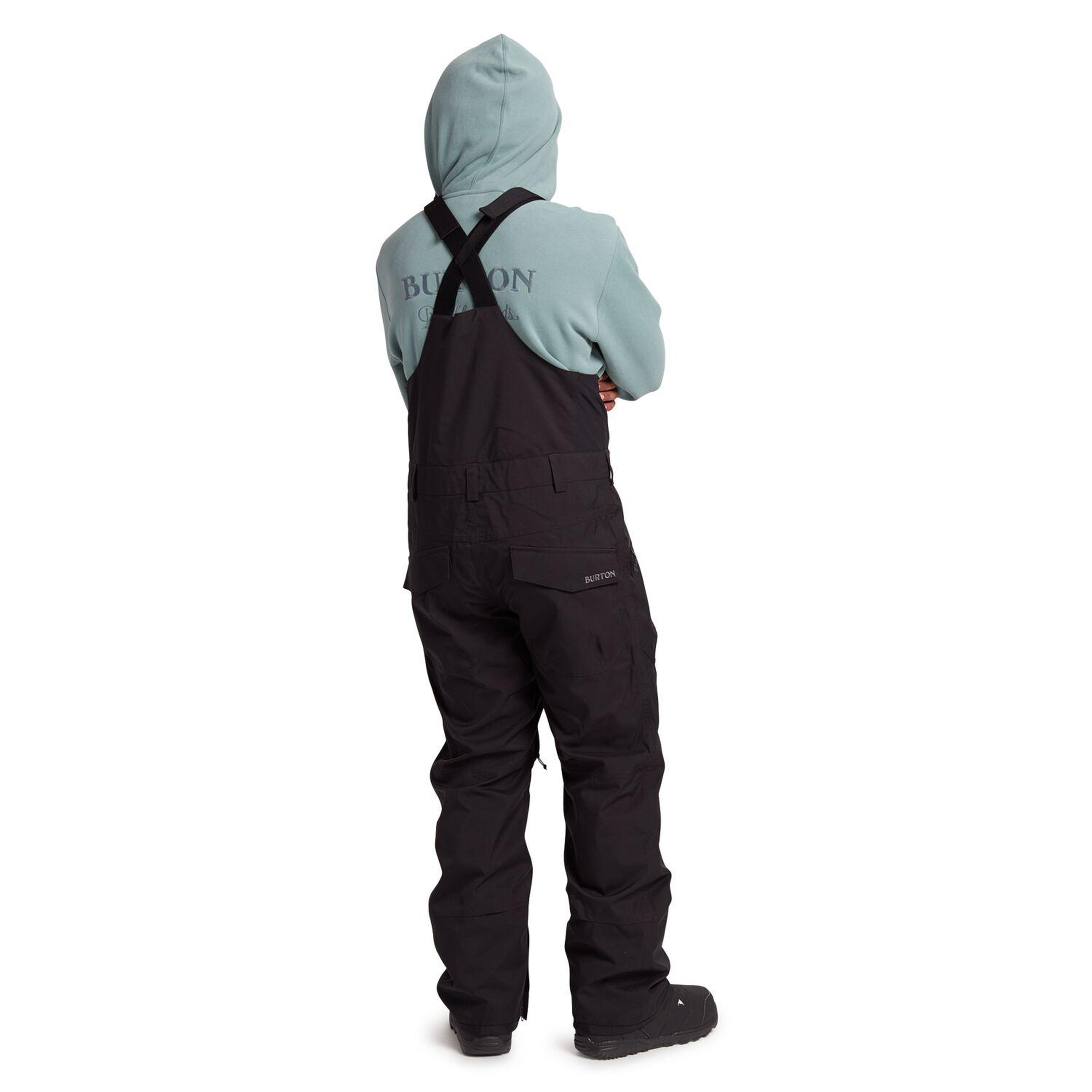Burton Reserve Bib Erkek Siyah Snowboard Pantolonu