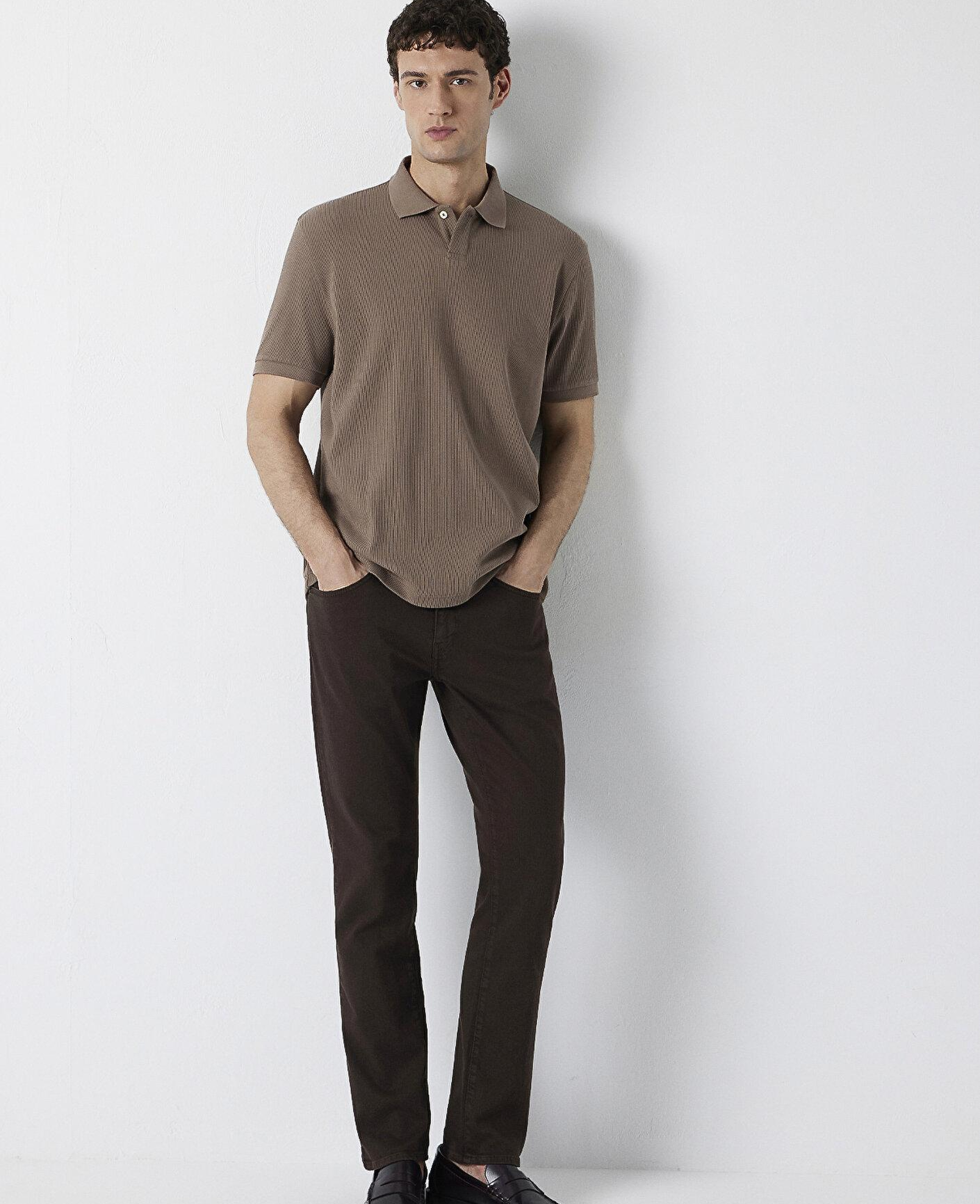 Mavi Marcus Kahverengi Gabardin Pantolon 00351A4173
