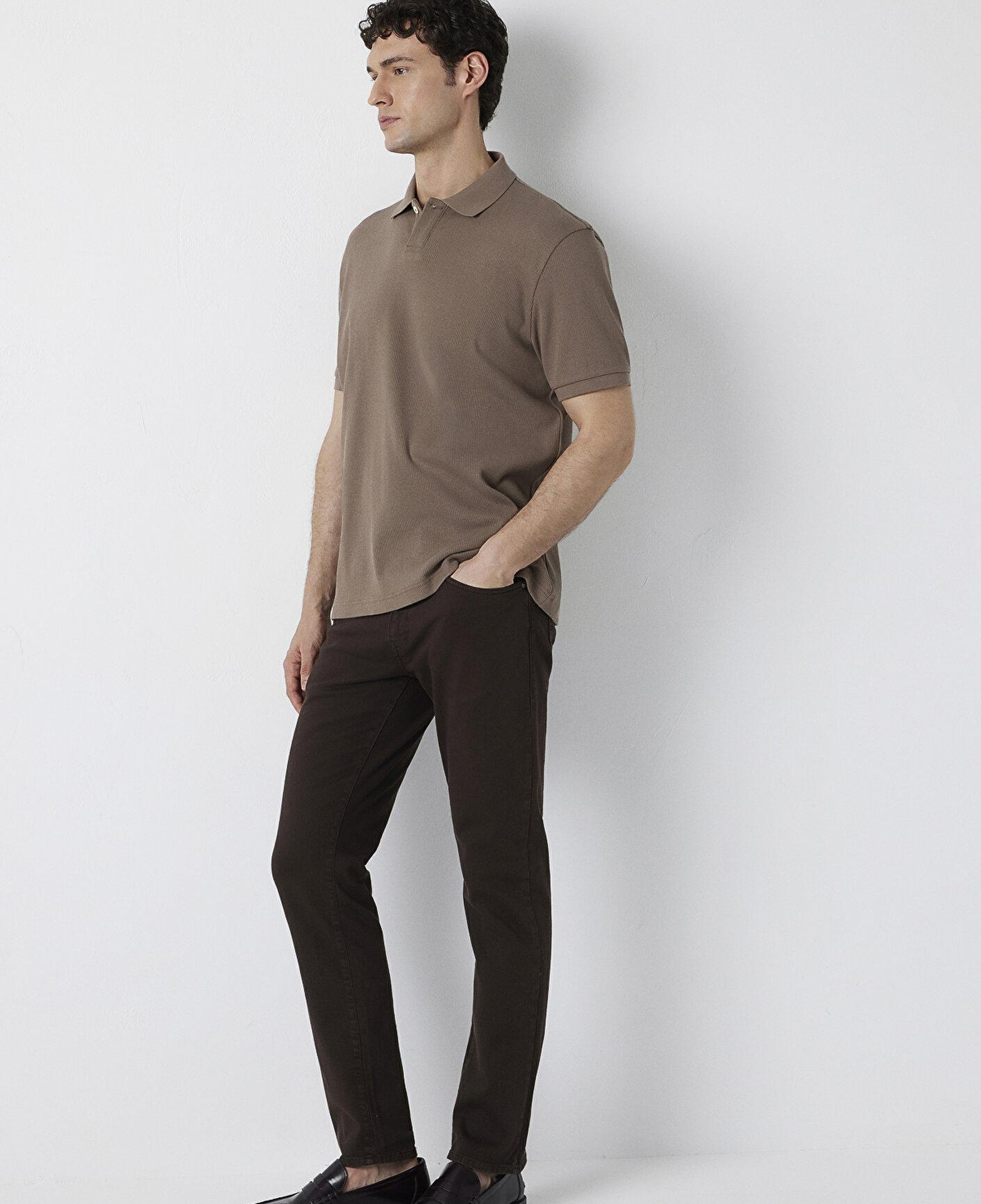 Mavi Marcus Kahverengi Gabardin Pantolon 00351A4173