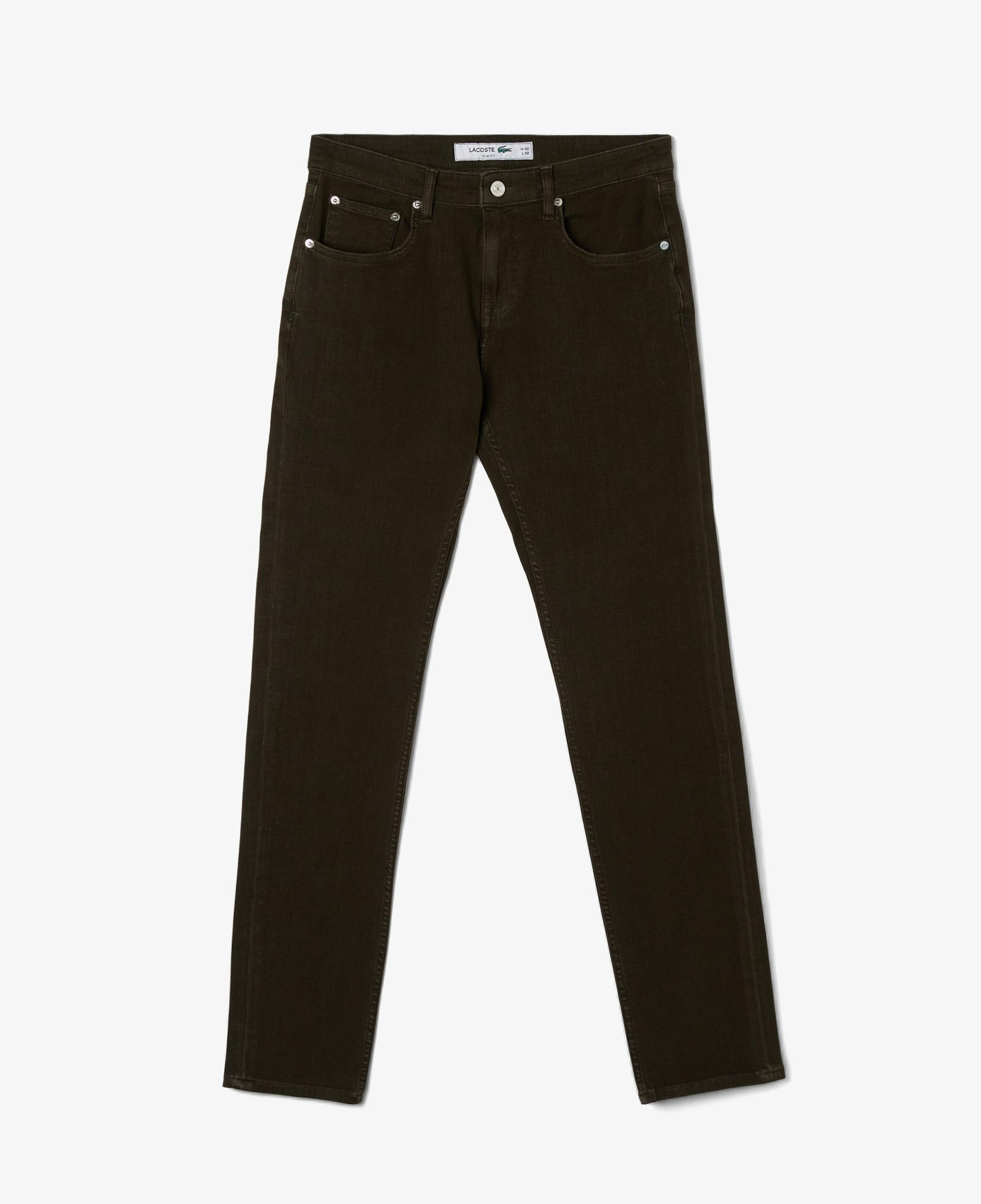Erkek Slim Fit Yeşil Jean Pantolon